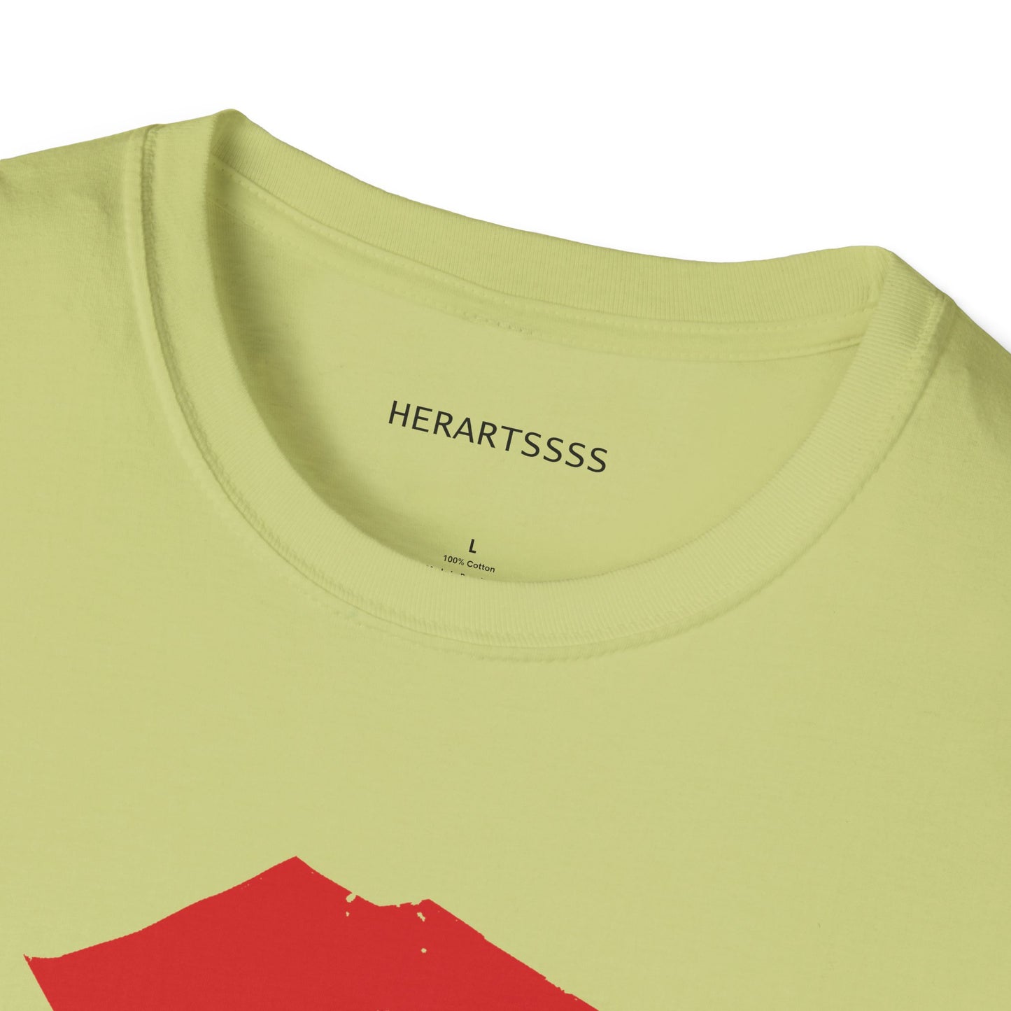 Kiss Mark Unisex Softstyle T-Shirt — 100% Ring-Spun Cotton | HERARTSSSS