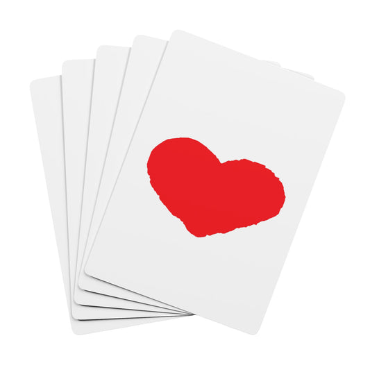 Heart Poker Playing Cards