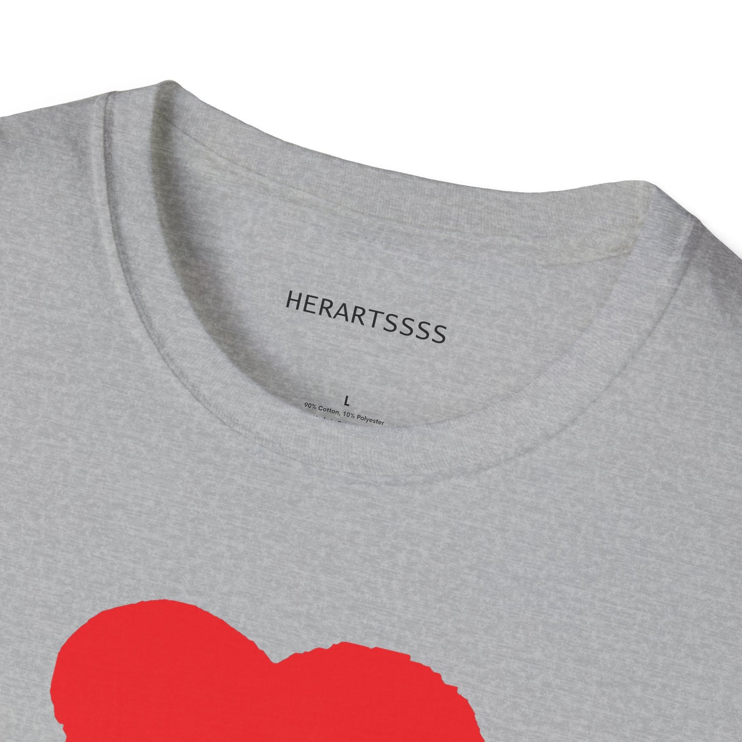 Heart Unisex Softstyle T-Shirt — 100% Ring-Spun Cotton | HERARTSSSS