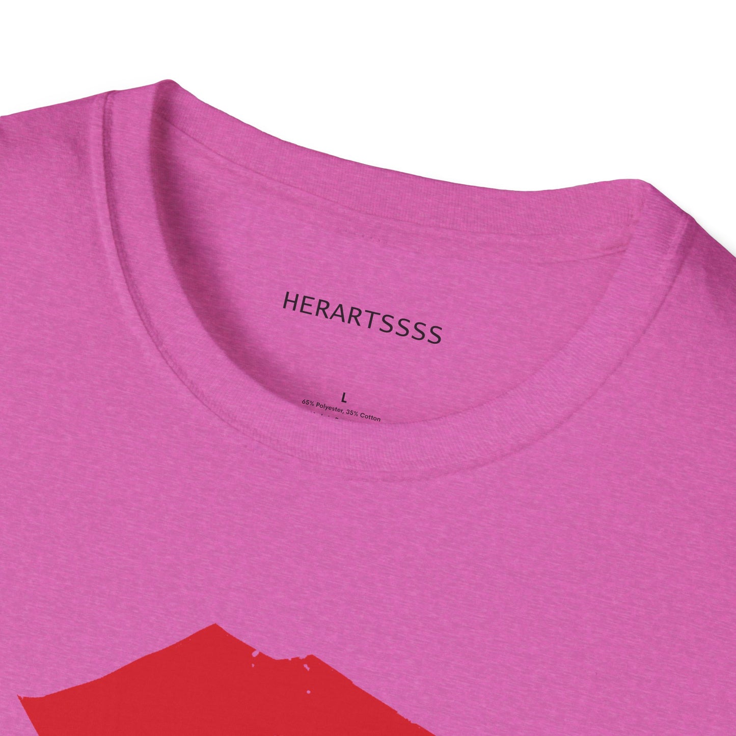 Kiss Mark Unisex Softstyle T-Shirt — 100% Ring-Spun Cotton | HERARTSSSS