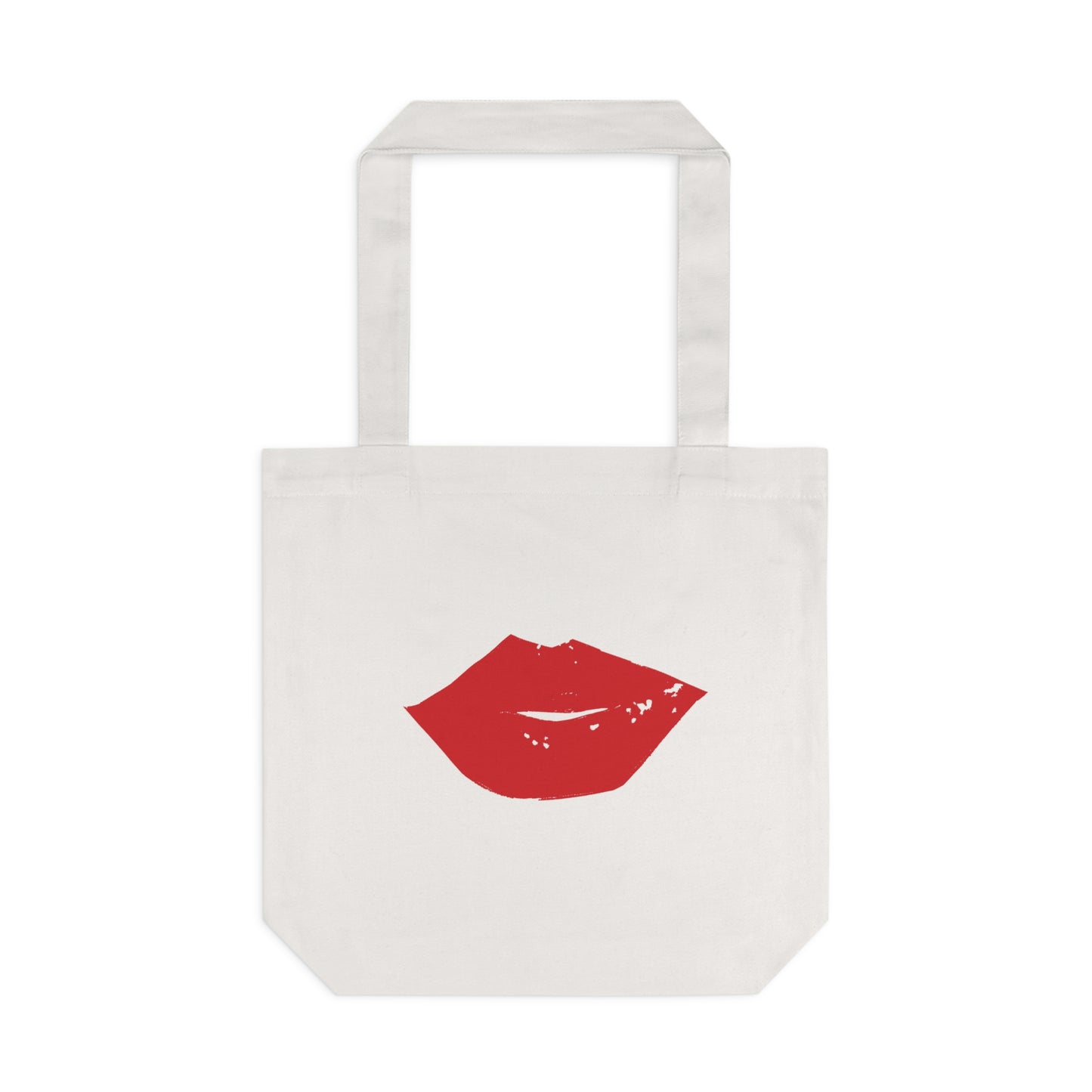 Lips Design Cotton Tote Bag - Stylish & Chic Eco-Friendly Bags for Everyday Use