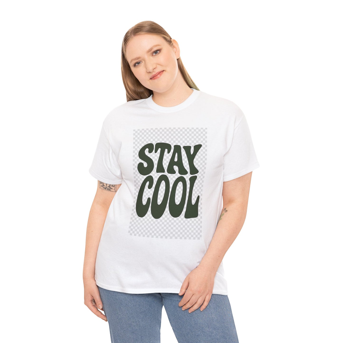 Stay Cool Unisex Tee — Heavy Cotton Graphic Shirt | HERARTSSSS