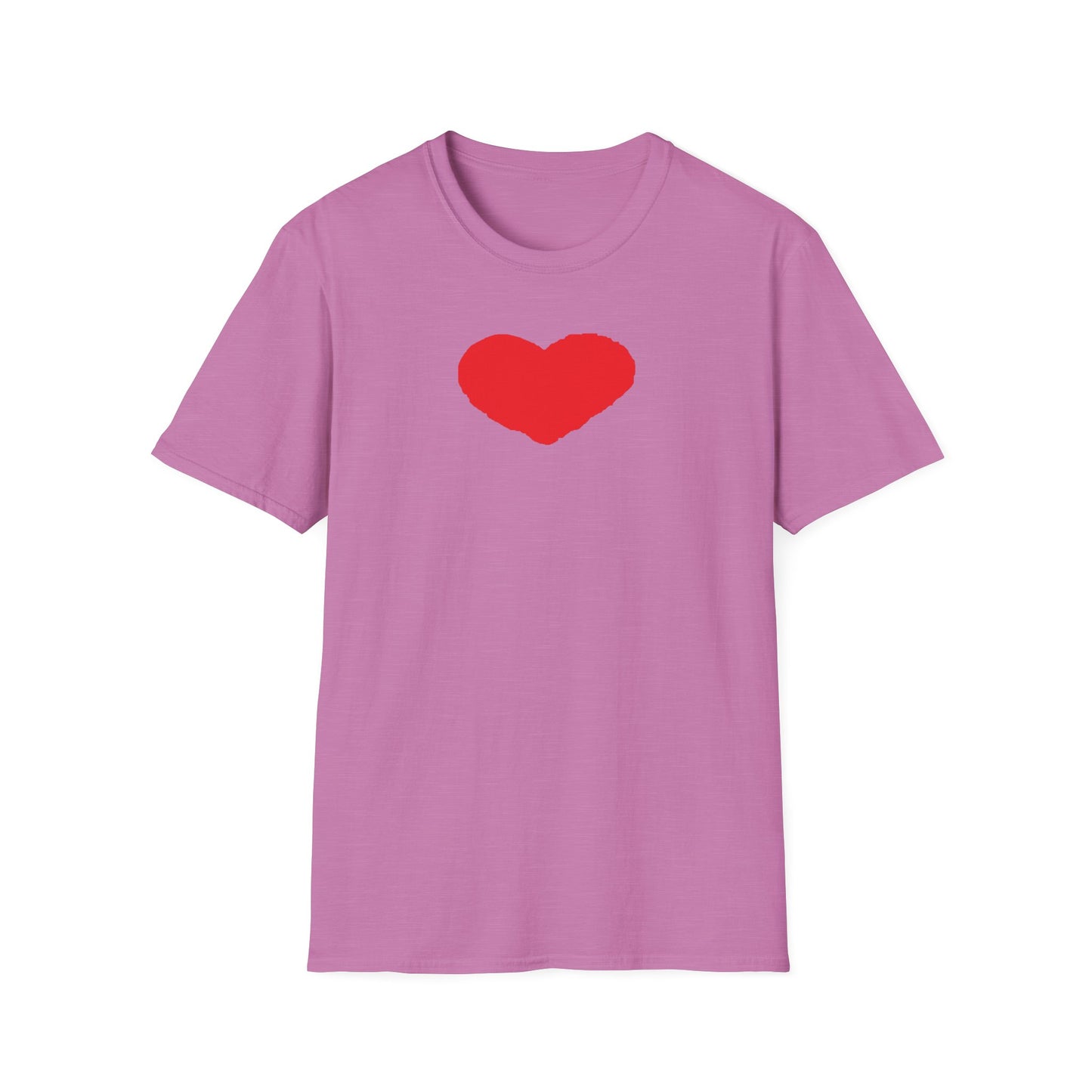 Heart Unisex Softstyle T-Shirt — 100% Ring-Spun Cotton