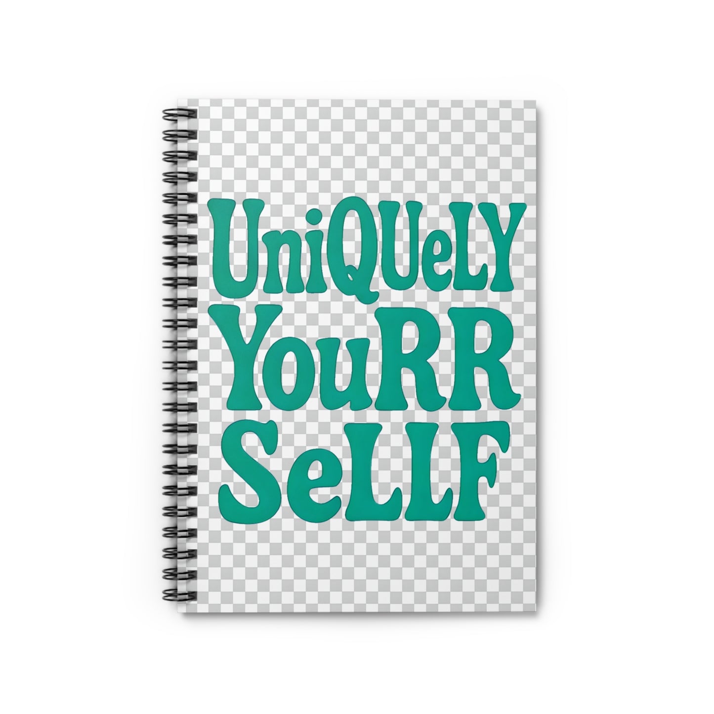 Uniquely You Spiral Notebook – Motivational Journal, Inspirational Stationery Gift for Students & Writers | HERARTSSSS