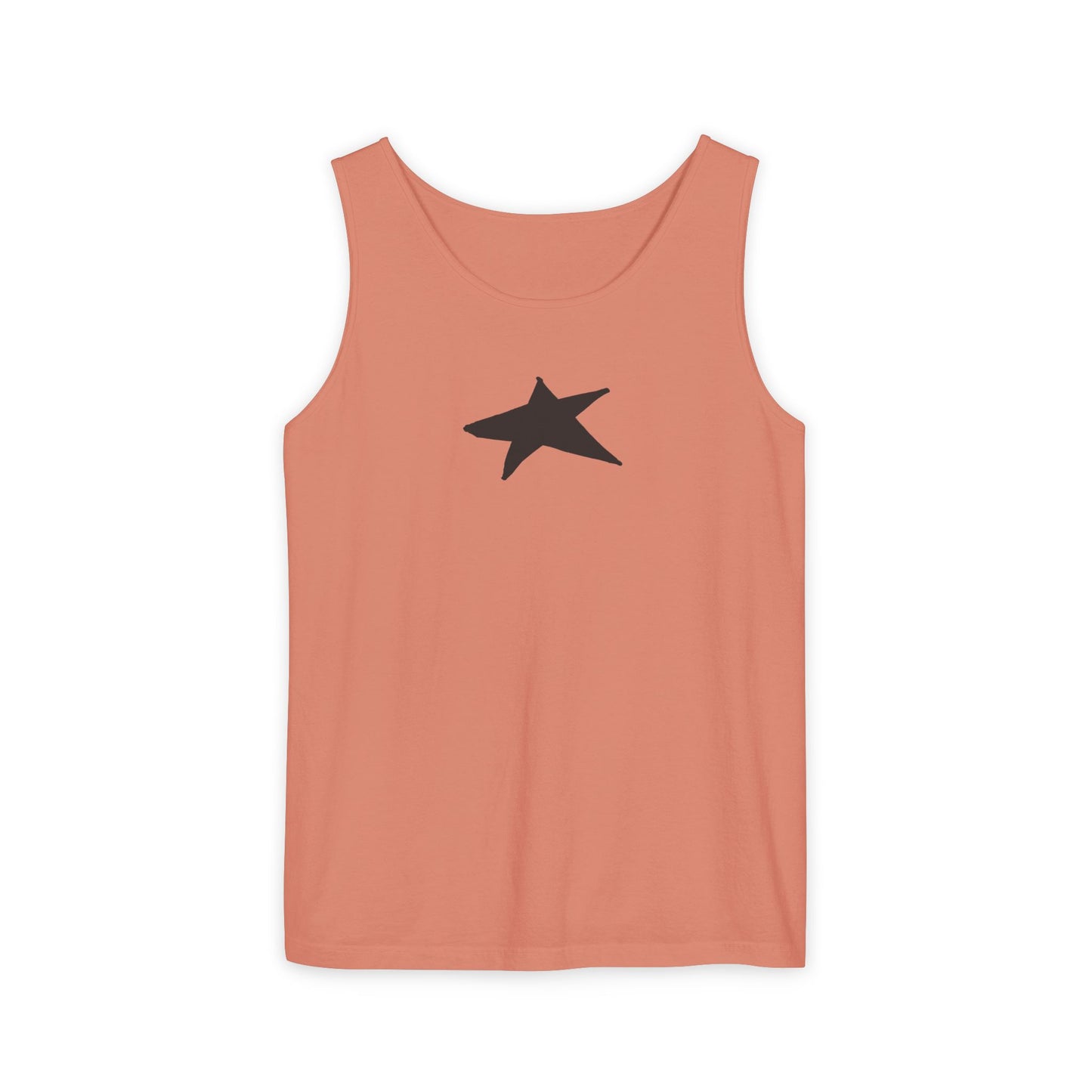 Unisex Star Garment-Dyed Tank Top — 100% Ring-Spun US Cotton