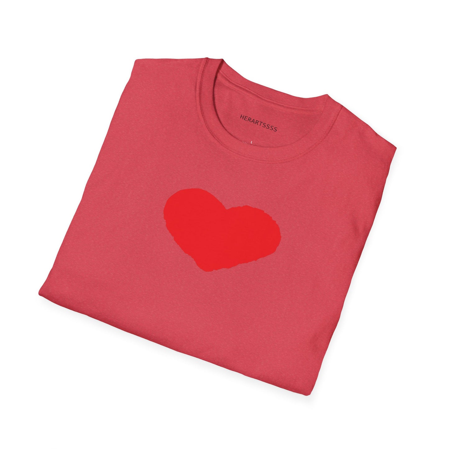 Heart Unisex Softstyle T-Shirt — 100% Ring-Spun Cotton | HERARTSSSS