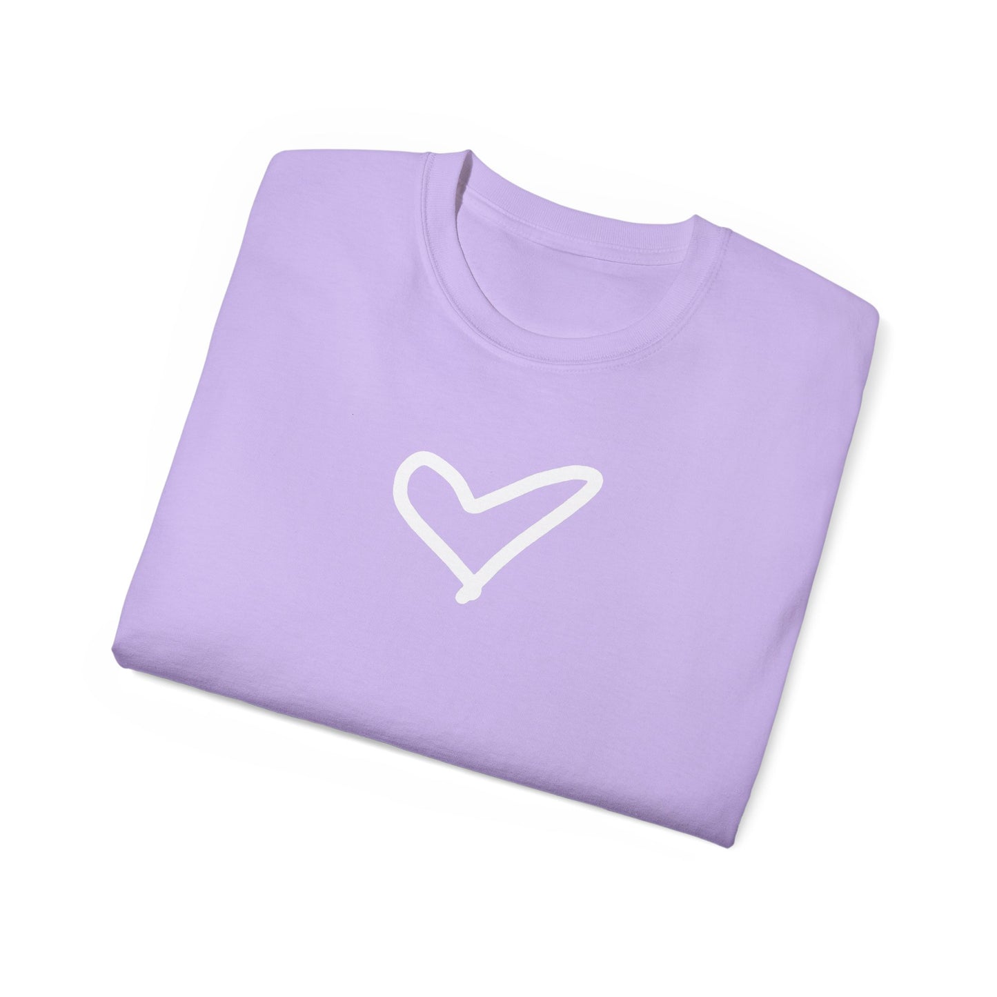 Heart Unisex Softstyle T-Shirt — 100% Ring-Spun Cotton