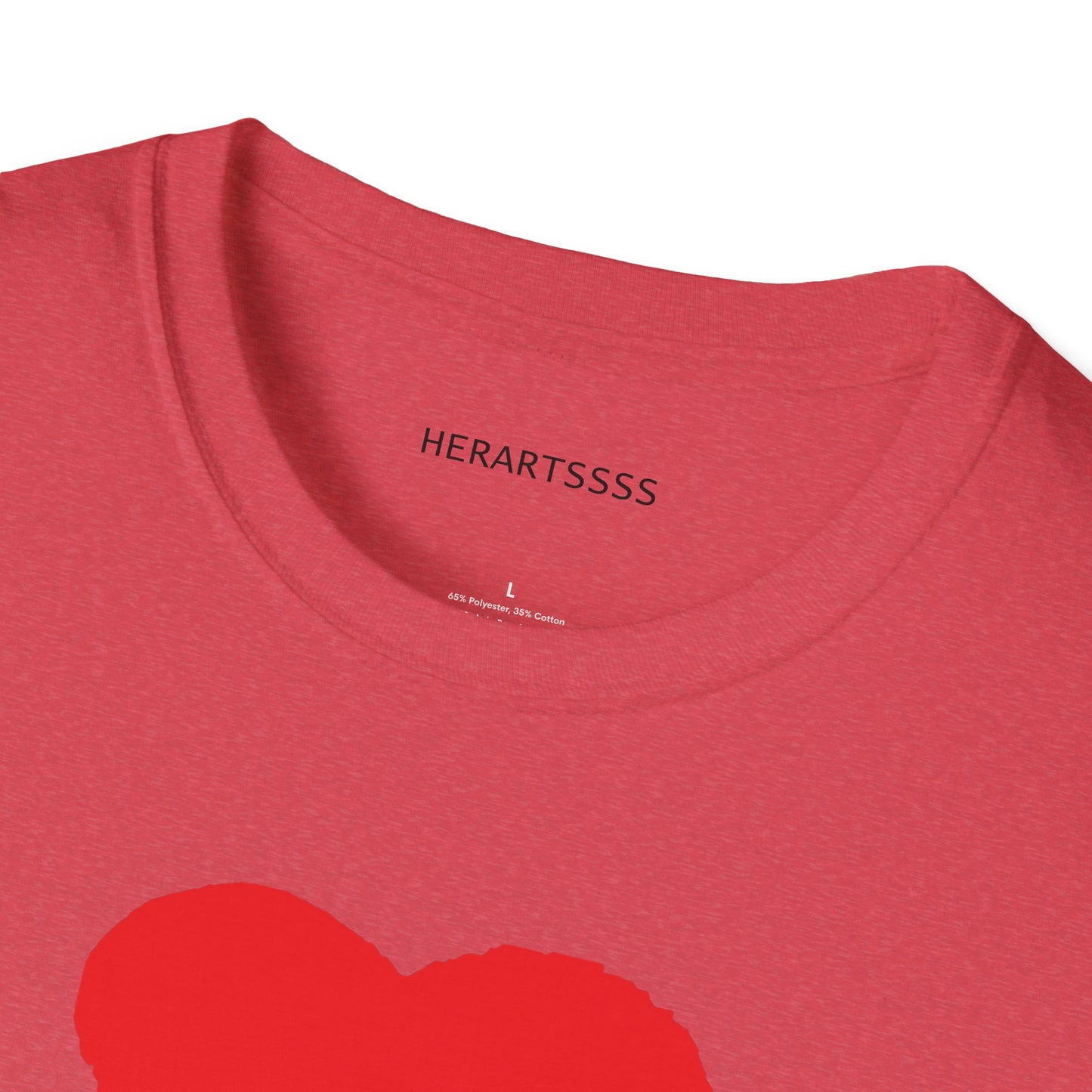 Heart Unisex Softstyle T-Shirt — 100% Ring-Spun Cotton | HERARTSSSS
