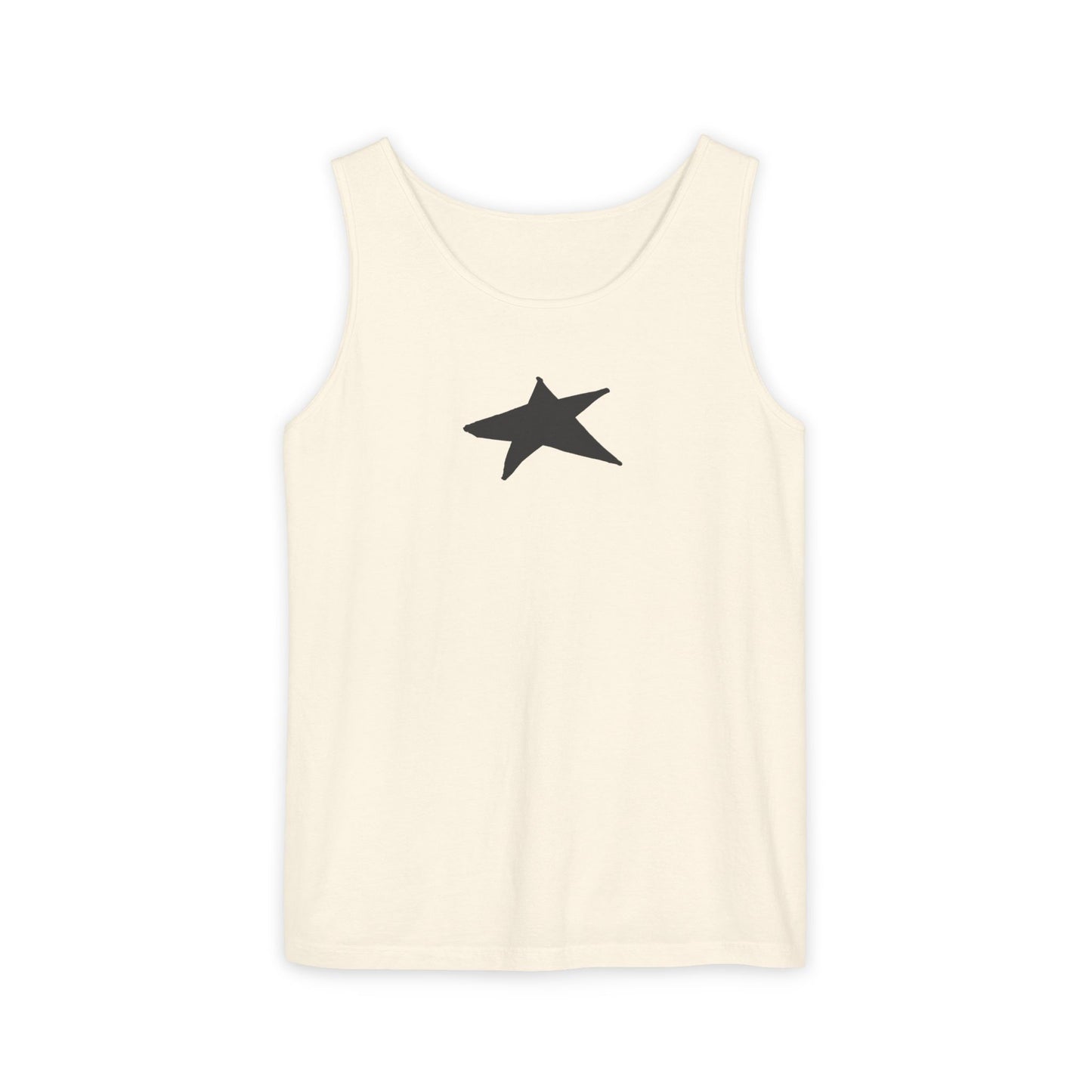 Unisex Star Garment-Dyed Tank Top — 100% Ring-Spun US Cotton