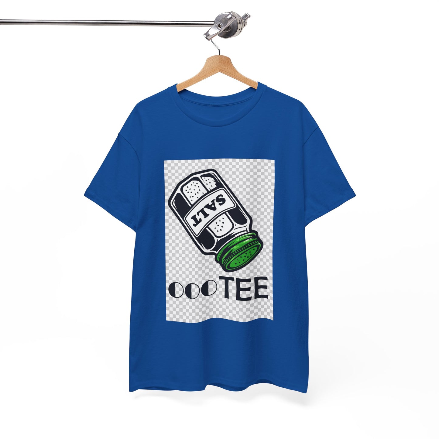 Salt TEE Shirt — Unisex Heavy Cotton Tee, Smooth Print Surface