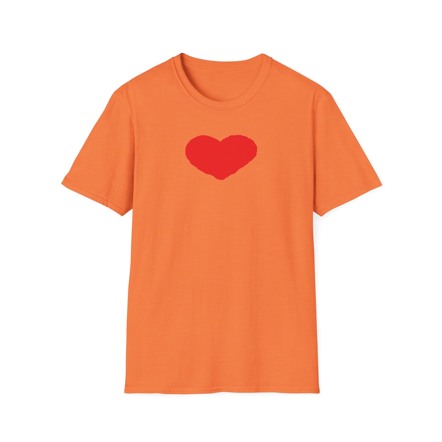 Heart Unisex Softstyle T-Shirt — 100% Ring-Spun Cotton