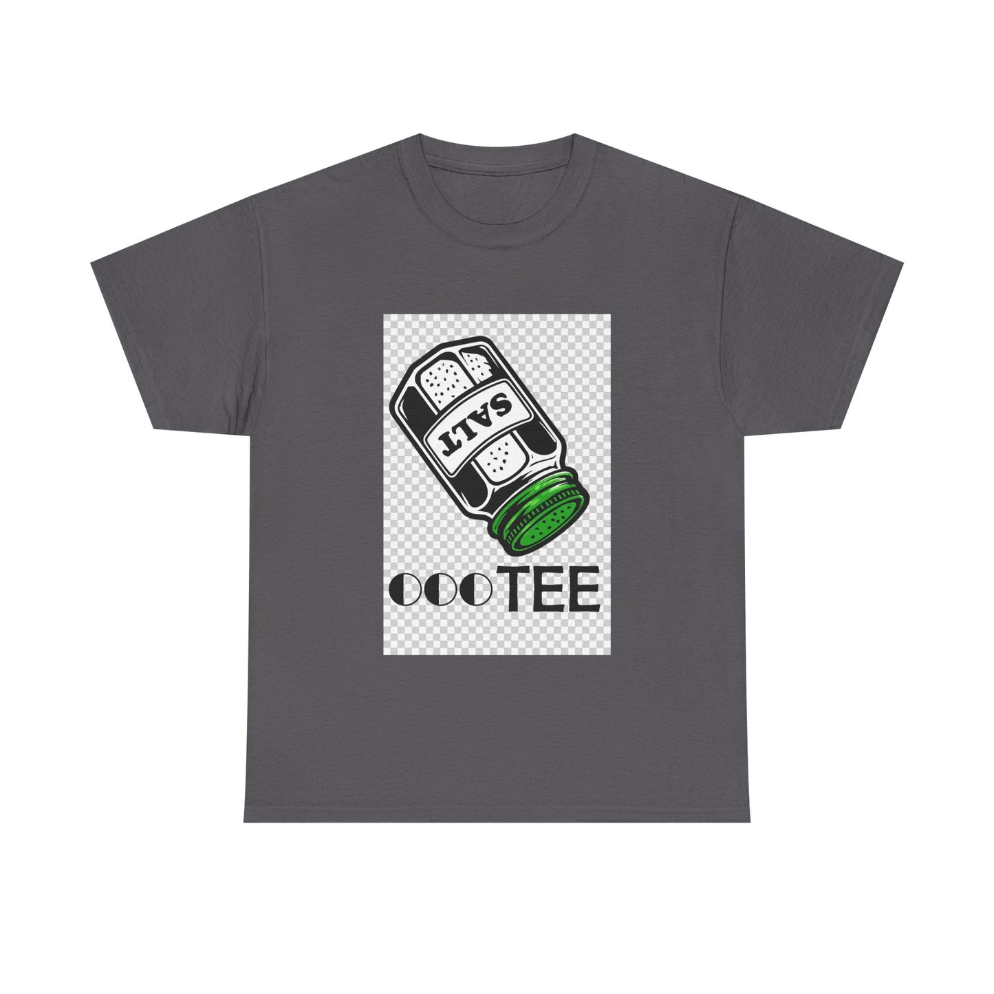 Salt TEE Shirt — Unisex Heavy Cotton Tee, Smooth Print Surface