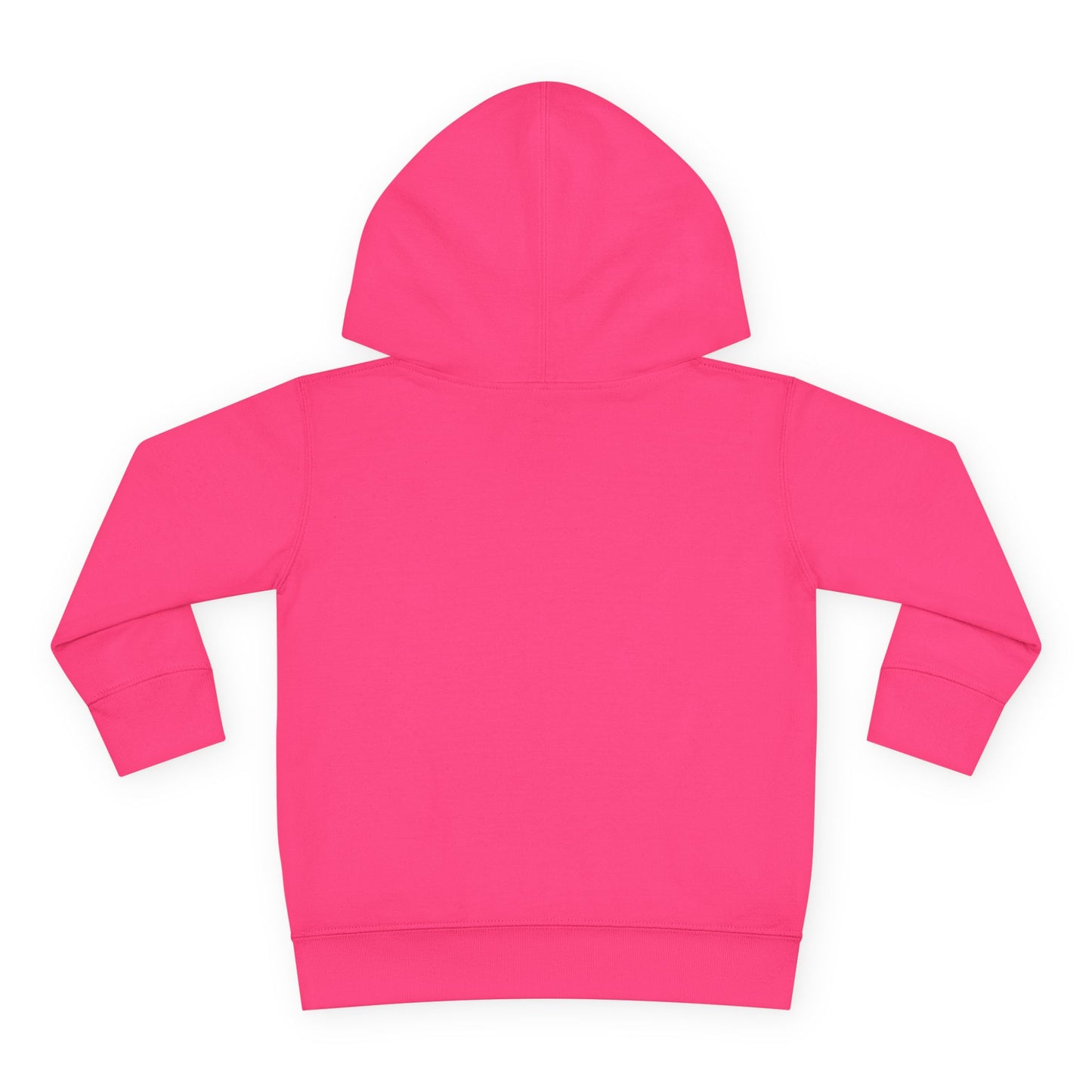 Bright Orange Toddler Fleece Hoodie with Star Design