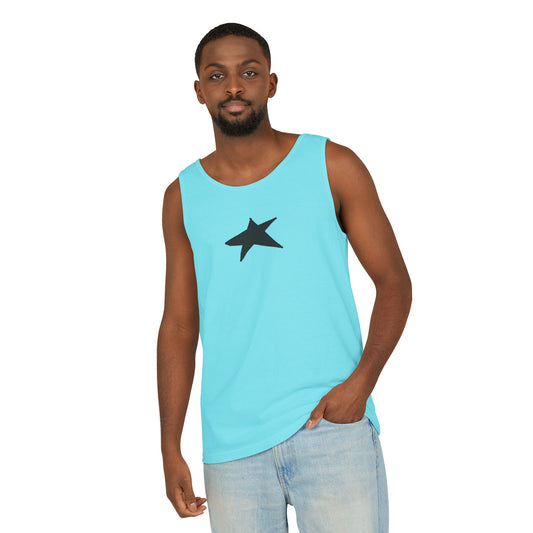 Unisex Star Garment-Dyed Tank Top — 100% Ring-Spun US Cotton