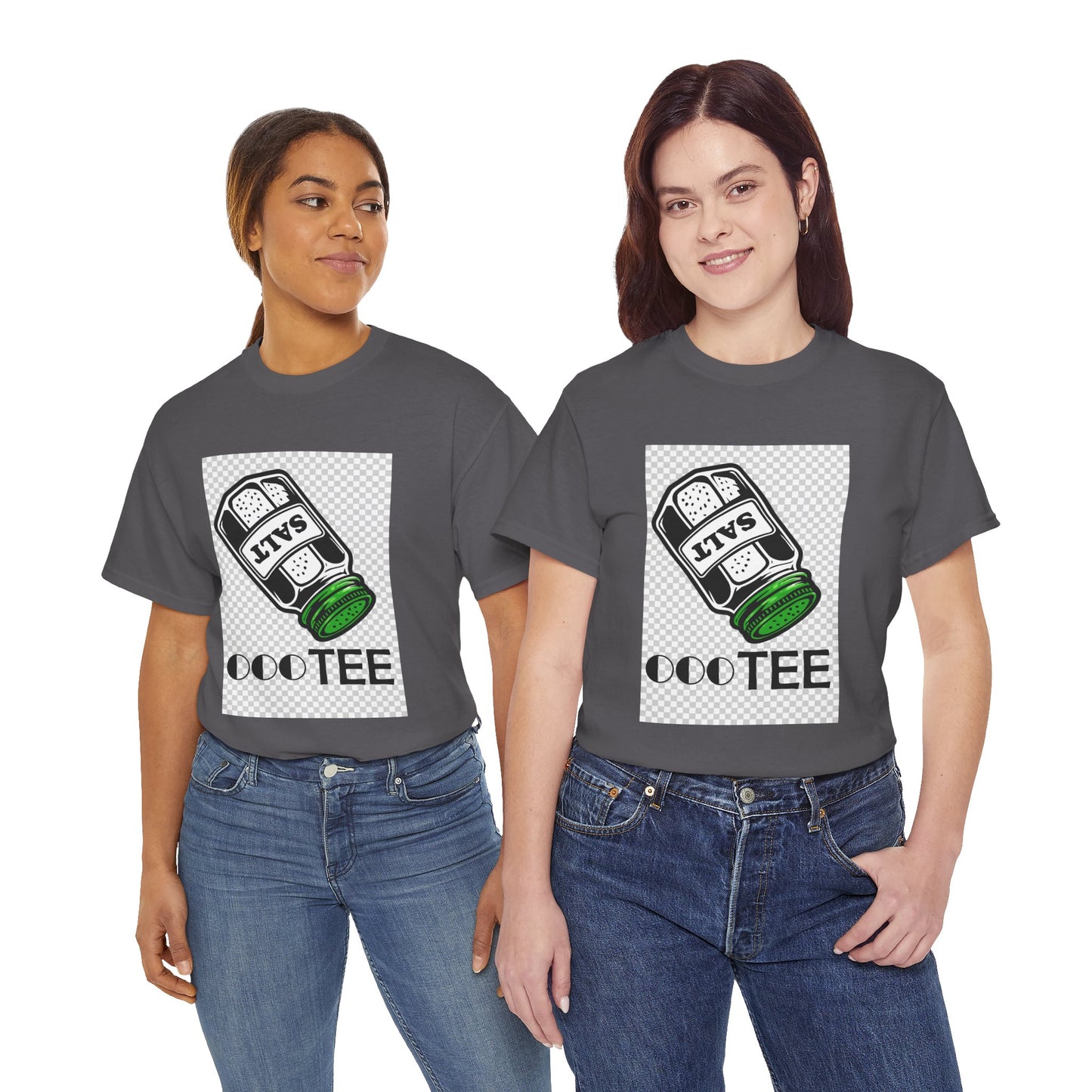 Salt TEE Shirt — Unisex Heavy Cotton Tee, Smooth Print Surface