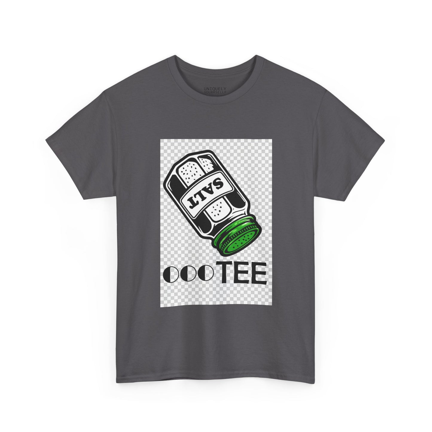 Salt TEE Shirt — Unisex Heavy Cotton Tee, Smooth Print Surface | UNIQUELY YOURRSELLF
