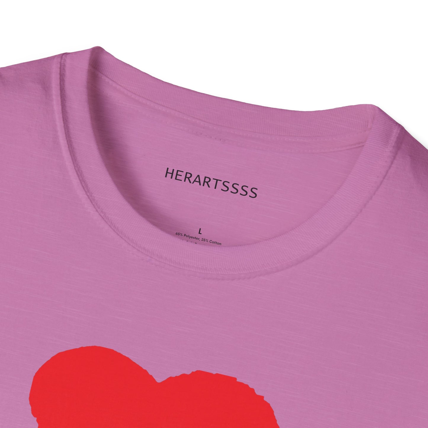 Heart Unisex Softstyle T-Shirt — 100% Ring-Spun Cotton | HERARTSSSS
