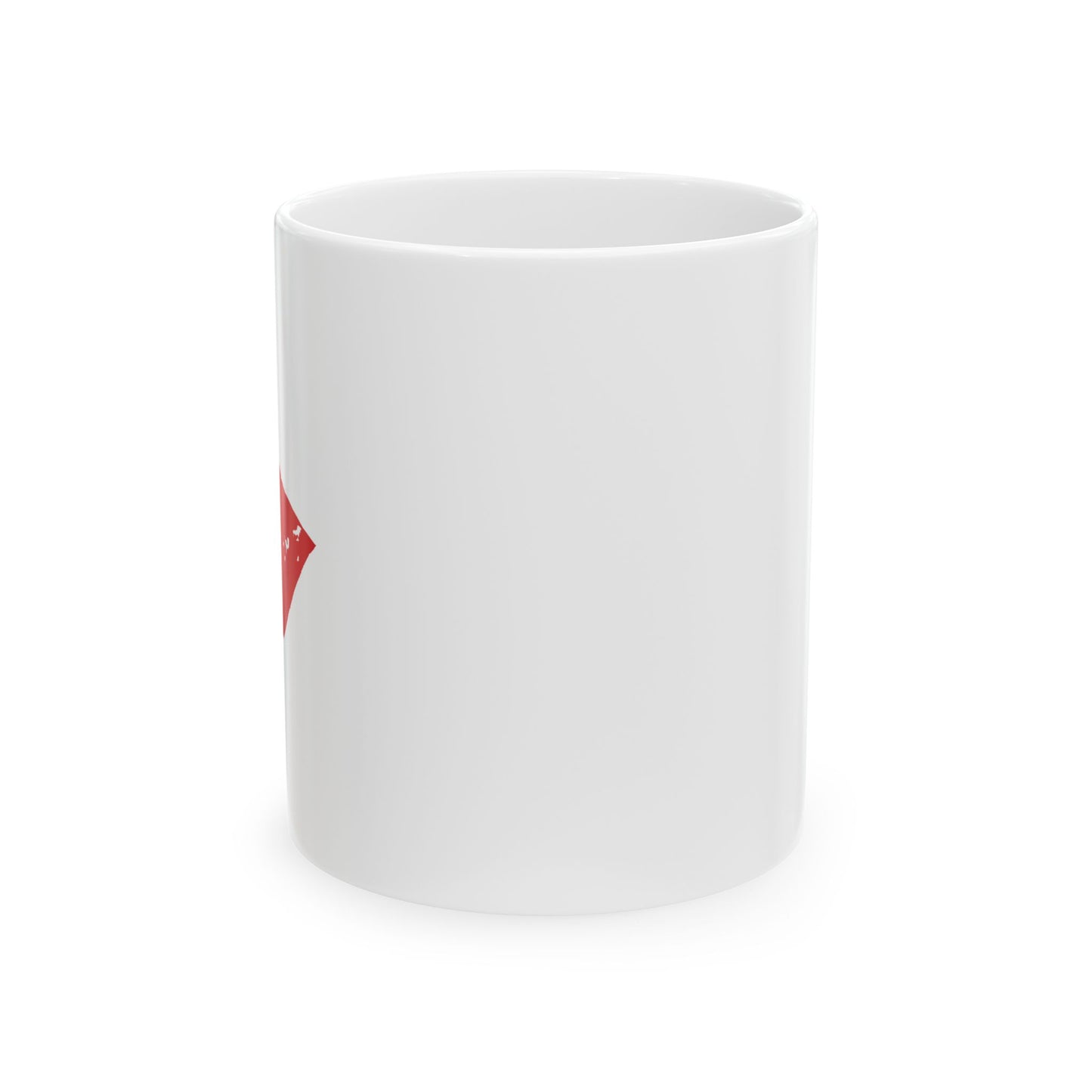 Kissable Red Lip Ceramic Mug - 11oz