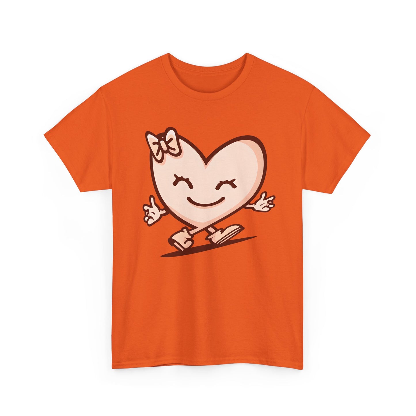 Heart Skating Tee, Cute Valentine Shirt, Unisex Cotton T-Shirt, Love Graphic Tee, Skater Gift, Couples Shirt, Birthday Present