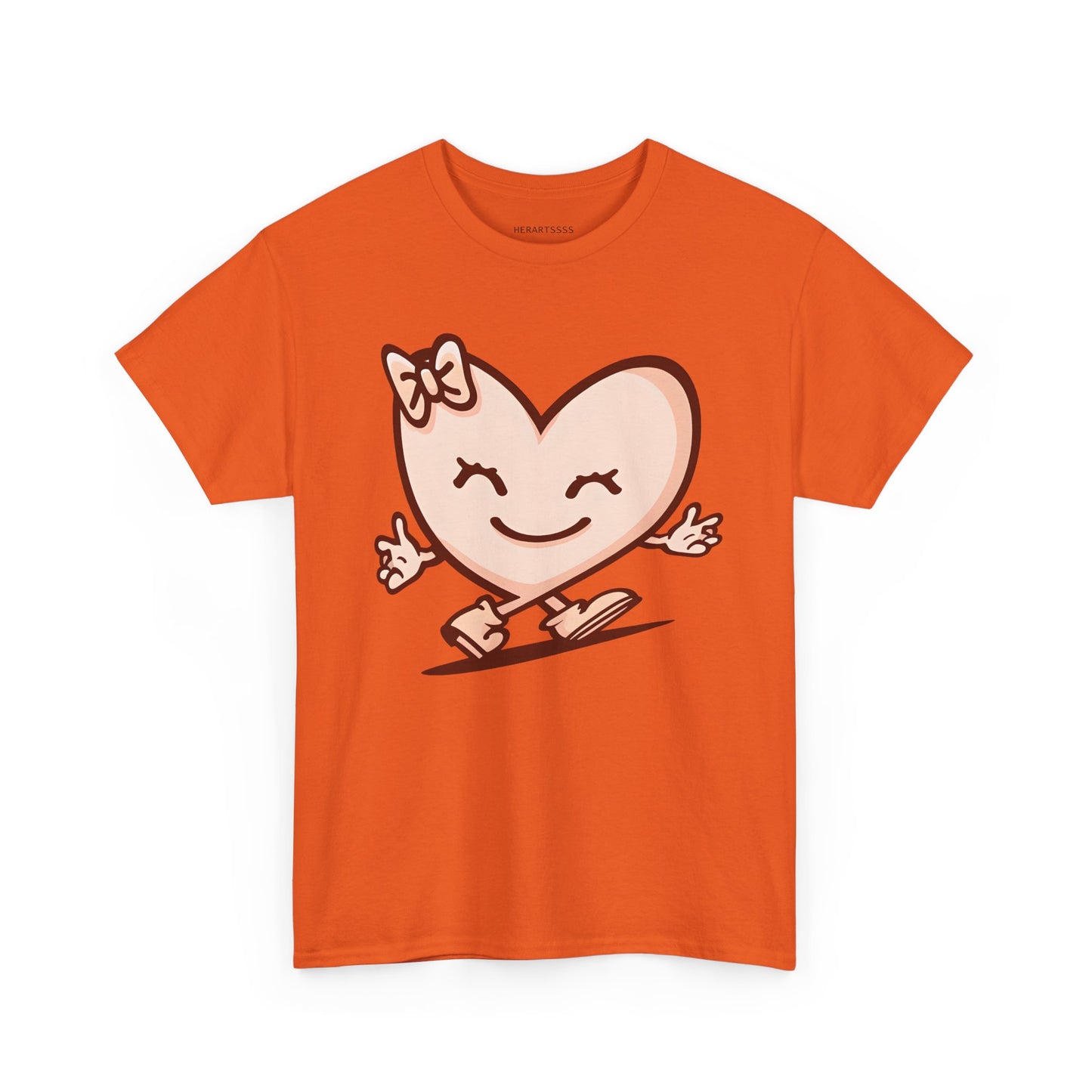 Heart Skating Tee, Cute Valentine Shirt, Unisex Cotton T-Shirt, Love Graphic Tee, Skater Gift, Couples Shirt, Birthday Present | HERARTSSSS™