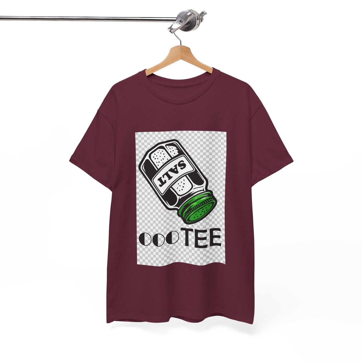 Salt TEE Shirt — Unisex Heavy Cotton Tee, Smooth Print Surface