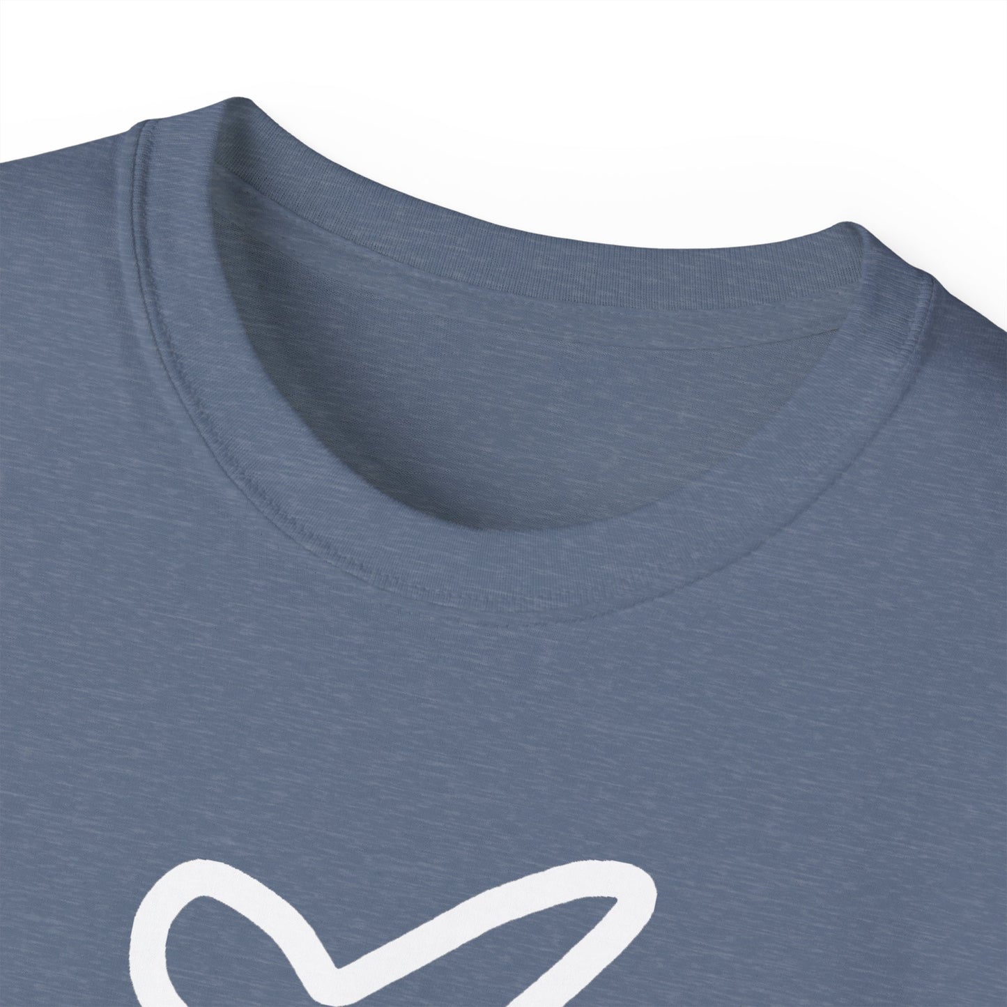 Heart Unisex Softstyle T-Shirt — 100% Ring-Spun Cotton