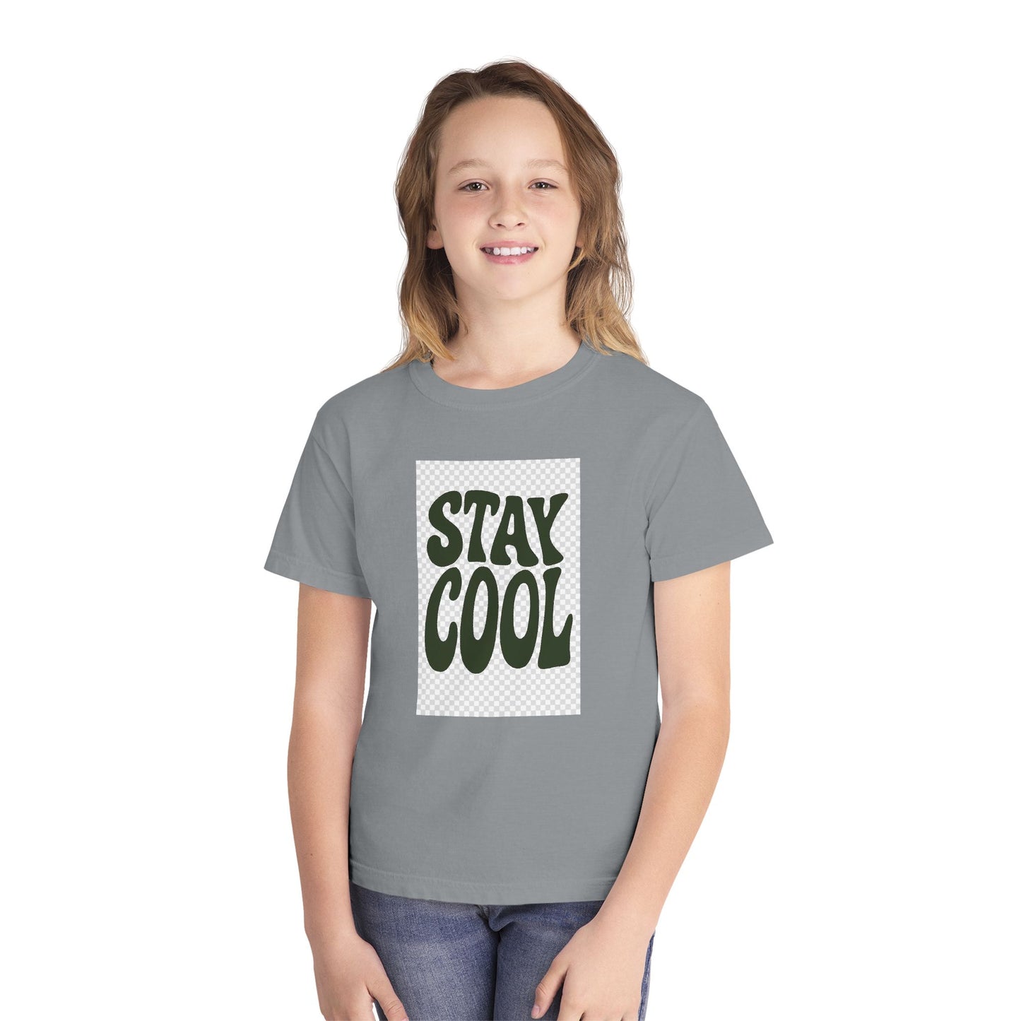 Stay Cool Youth Tee — Heavy Cotton Kids Graphic Shirt | HERARTSSSS