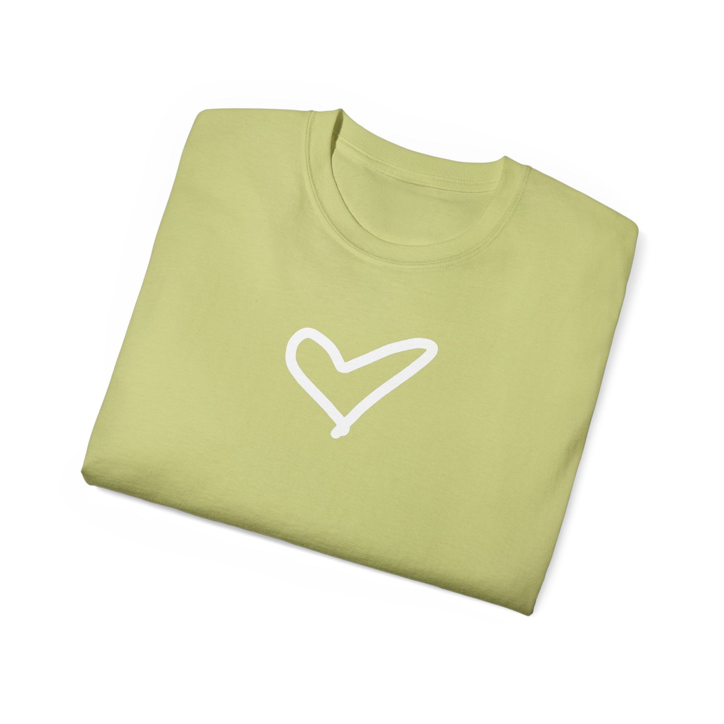 Heart Unisex Softstyle T-Shirt — 100% Ring-Spun Cotton