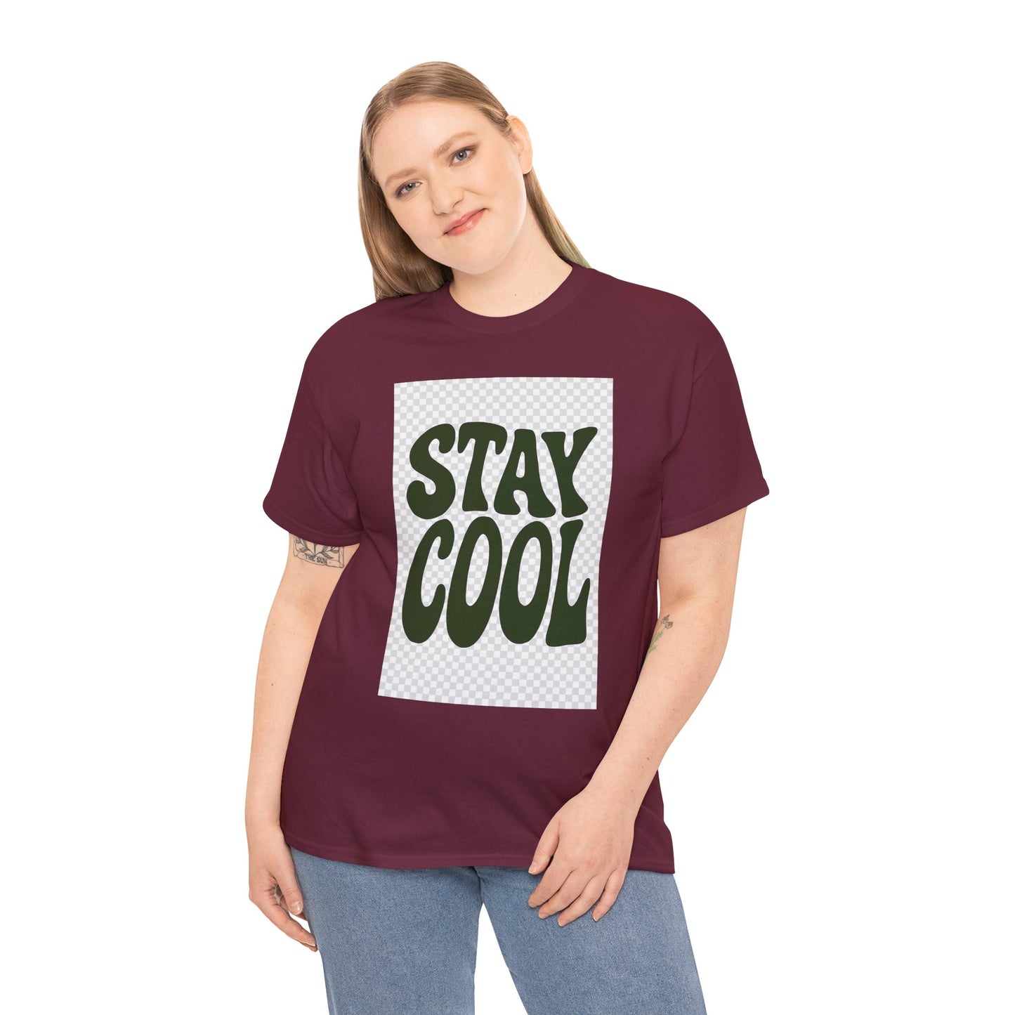 Stay Cool Unisex Tee — Heavy Cotton Graphic Shirt | HERARTSSSS