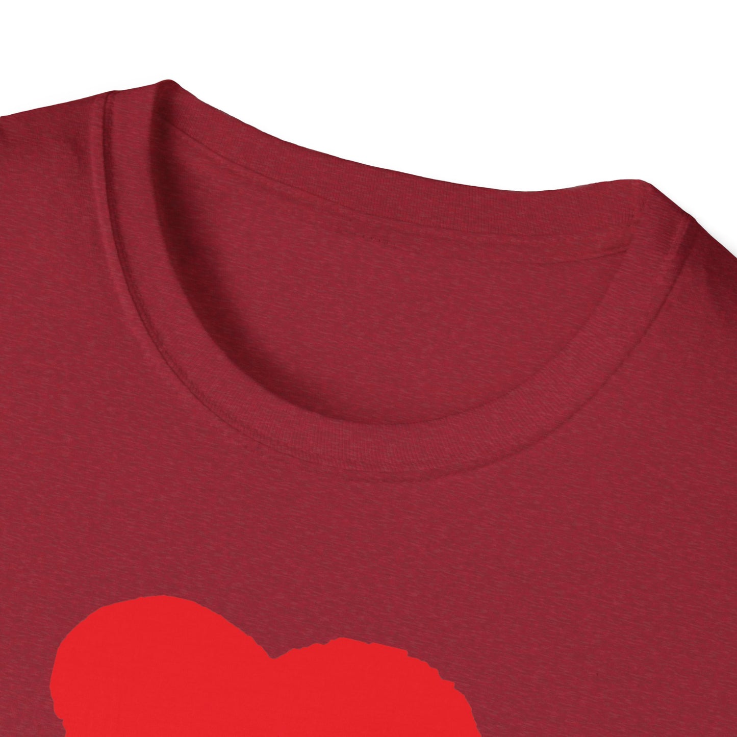 Heart Unisex Softstyle T-Shirt — 100% Ring-Spun Cotton