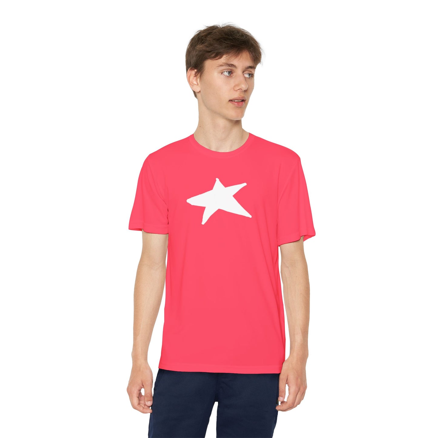 Star Youth Competitor Tee - Lightweight Athletic T-Shirt for Active Kids
