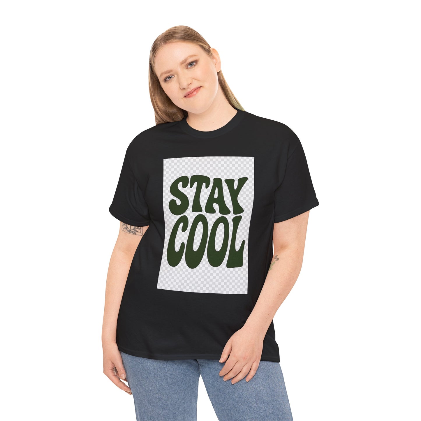 Stay Cool Unisex Tee — Heavy Cotton Graphic Shirt | HERARTSSSS