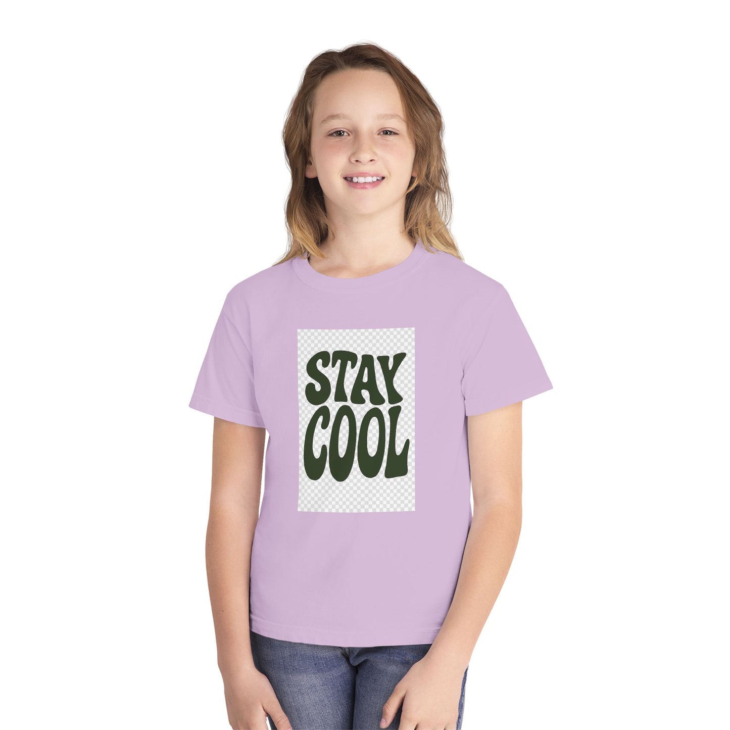 Stay Cool Youth Tee — Heavy Cotton Kids Graphic Shirt | HERARTSSSS