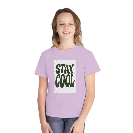 Stay Cool Youth Tee — Heavy Cotton Kids Graphic Shirt | HERARTSSSS