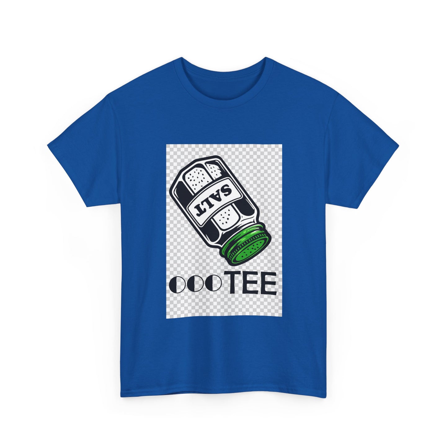 Salt TEE Shirt — Unisex Heavy Cotton Tee, Smooth Print Surface