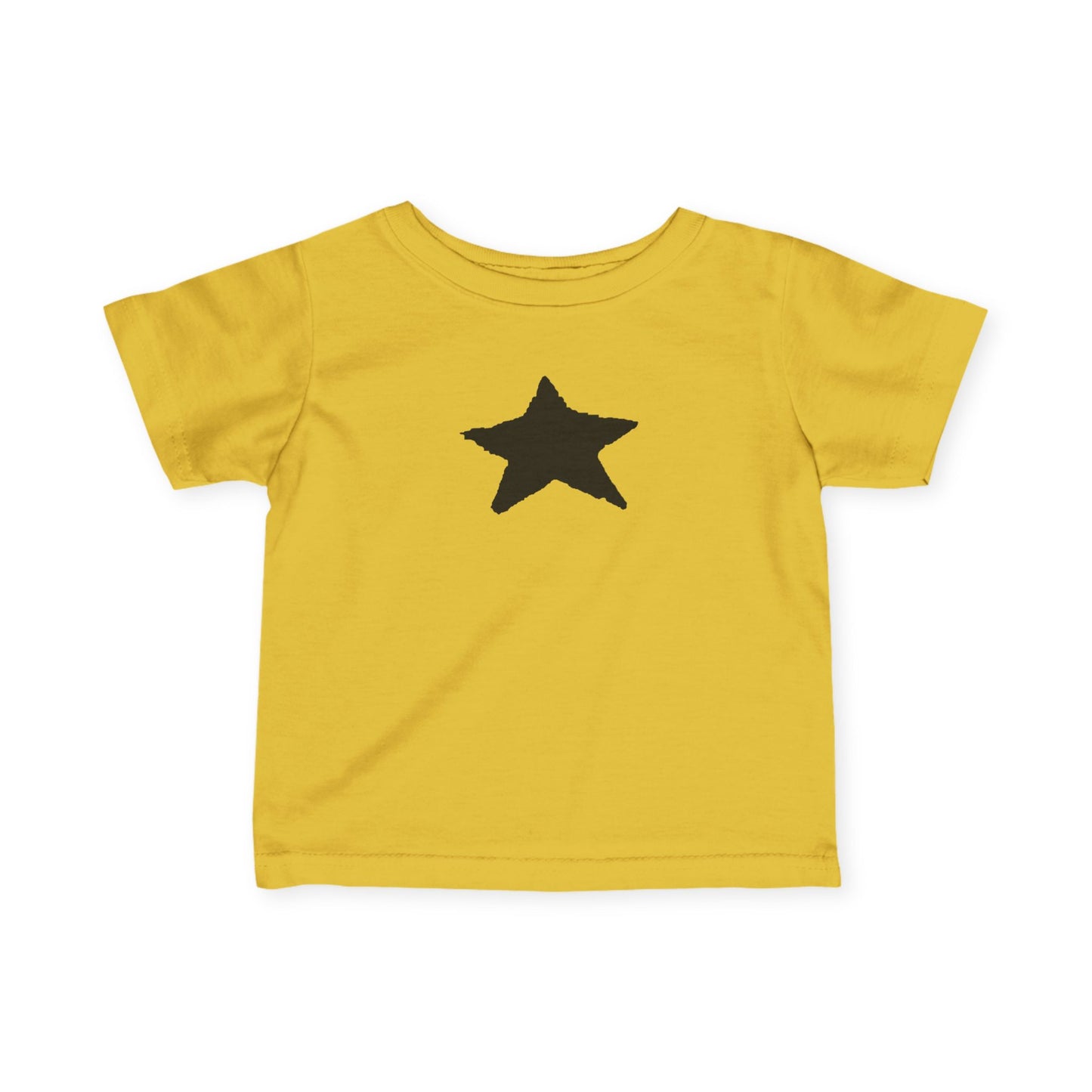 Cute Star Infant Fine Jersey Tee — Soft Baby T-Shirt