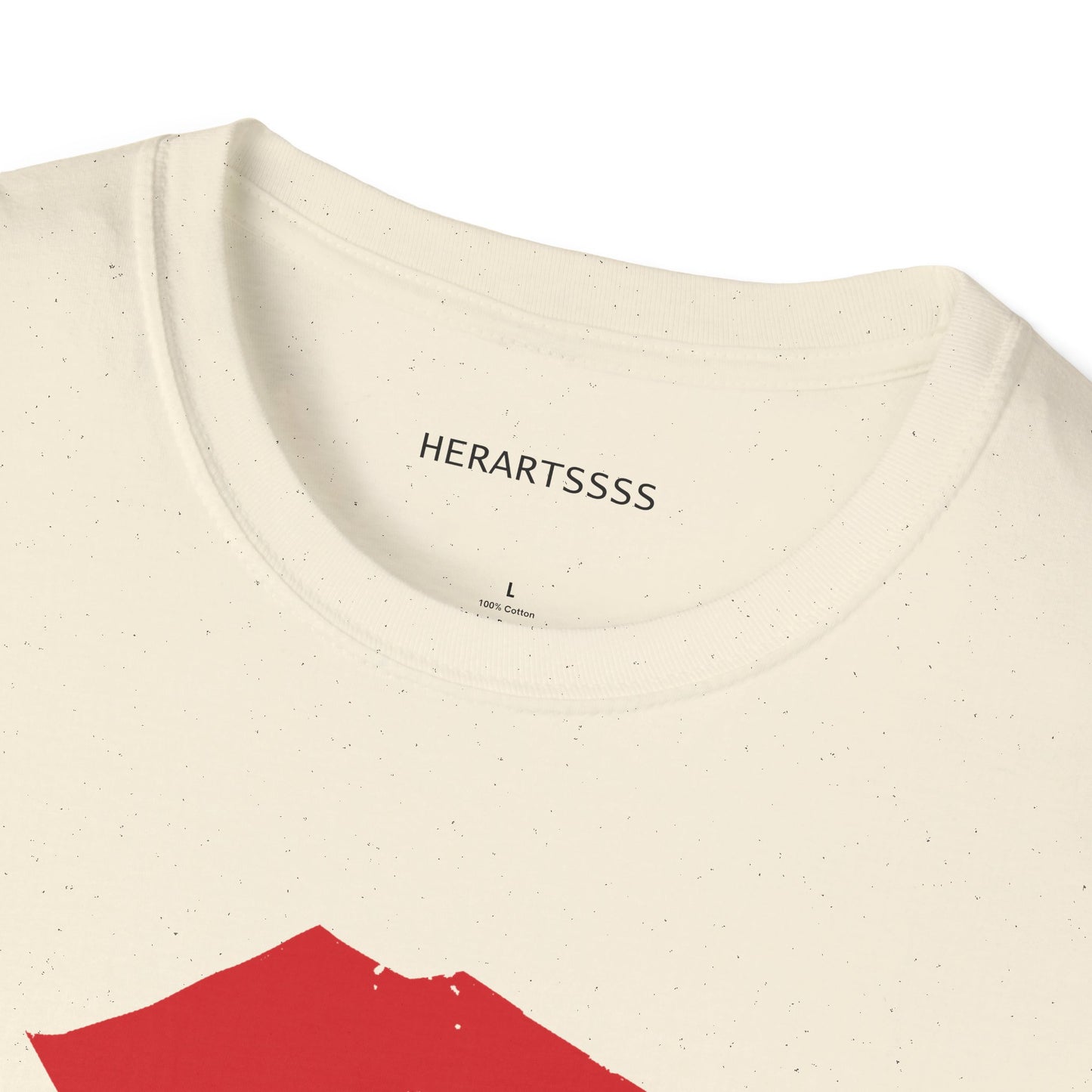 Kiss Mark Unisex Softstyle T-Shirt — 100% Ring-Spun Cotton | HERARTSSSS