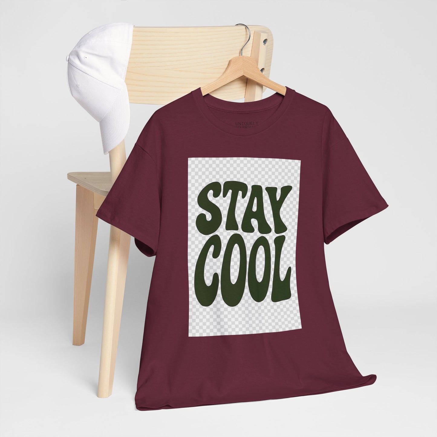 Stay Cool Unisex Tee — Heavy Cotton Graphic Shirt | UNIQUELY YOURRSELLF ®