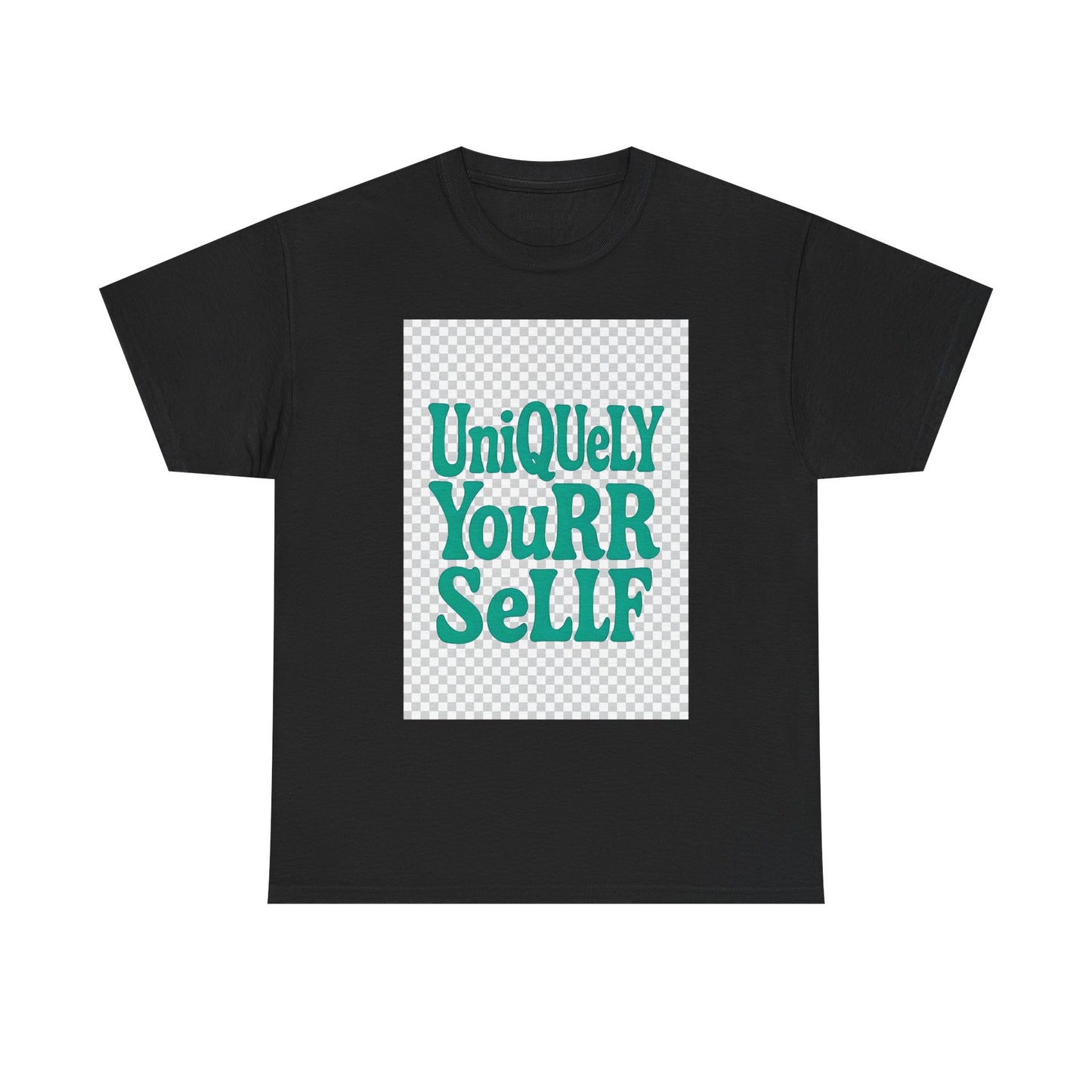 Uniquely Yourrsellf Unisex Heavy Cotton Tee – Empowerment Graphic Shirt, Everyday Comfort | UNIQUELY YOURRSELLF