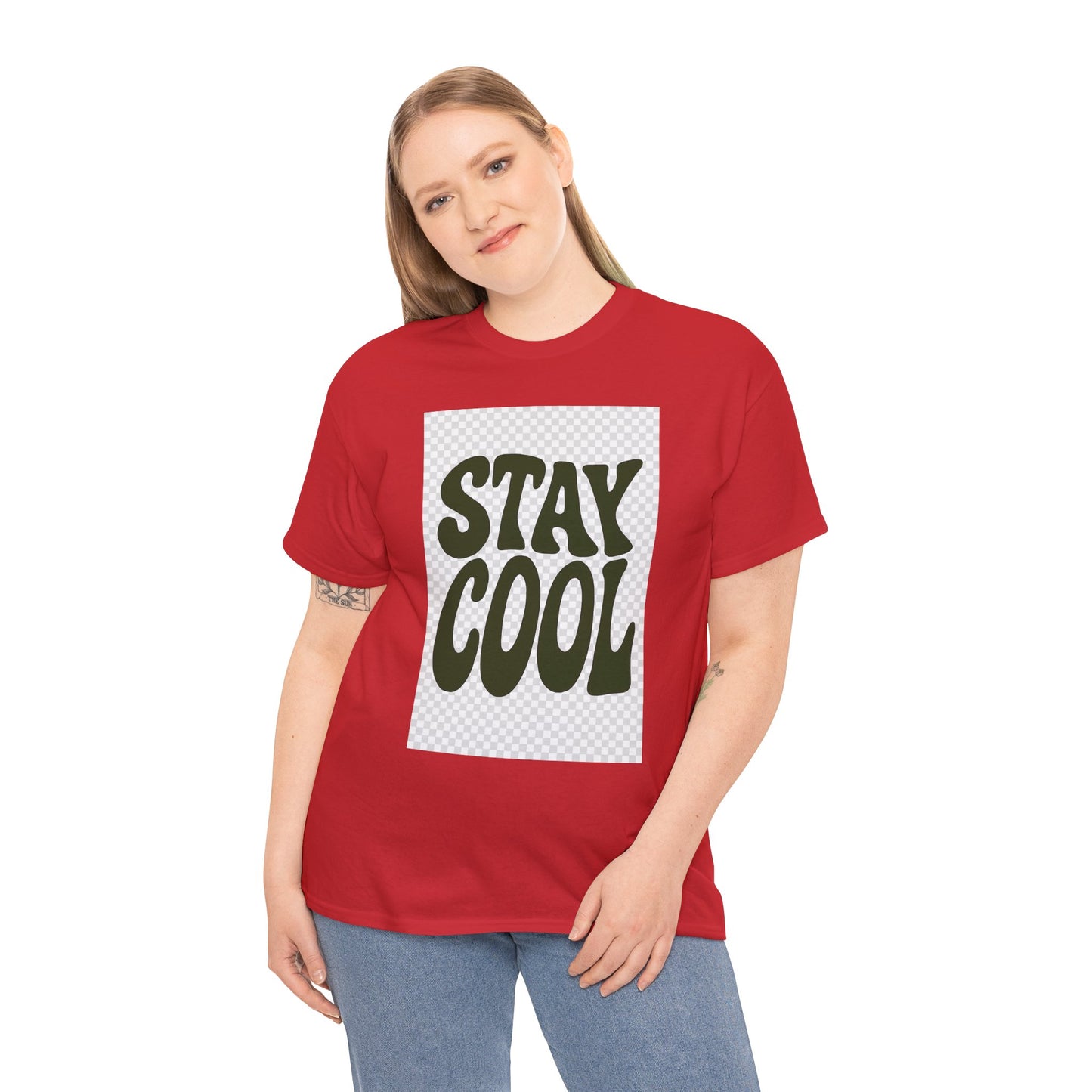 Stay Cool Unisex Tee — Heavy Cotton Graphic Shirt | HERARTSSSS