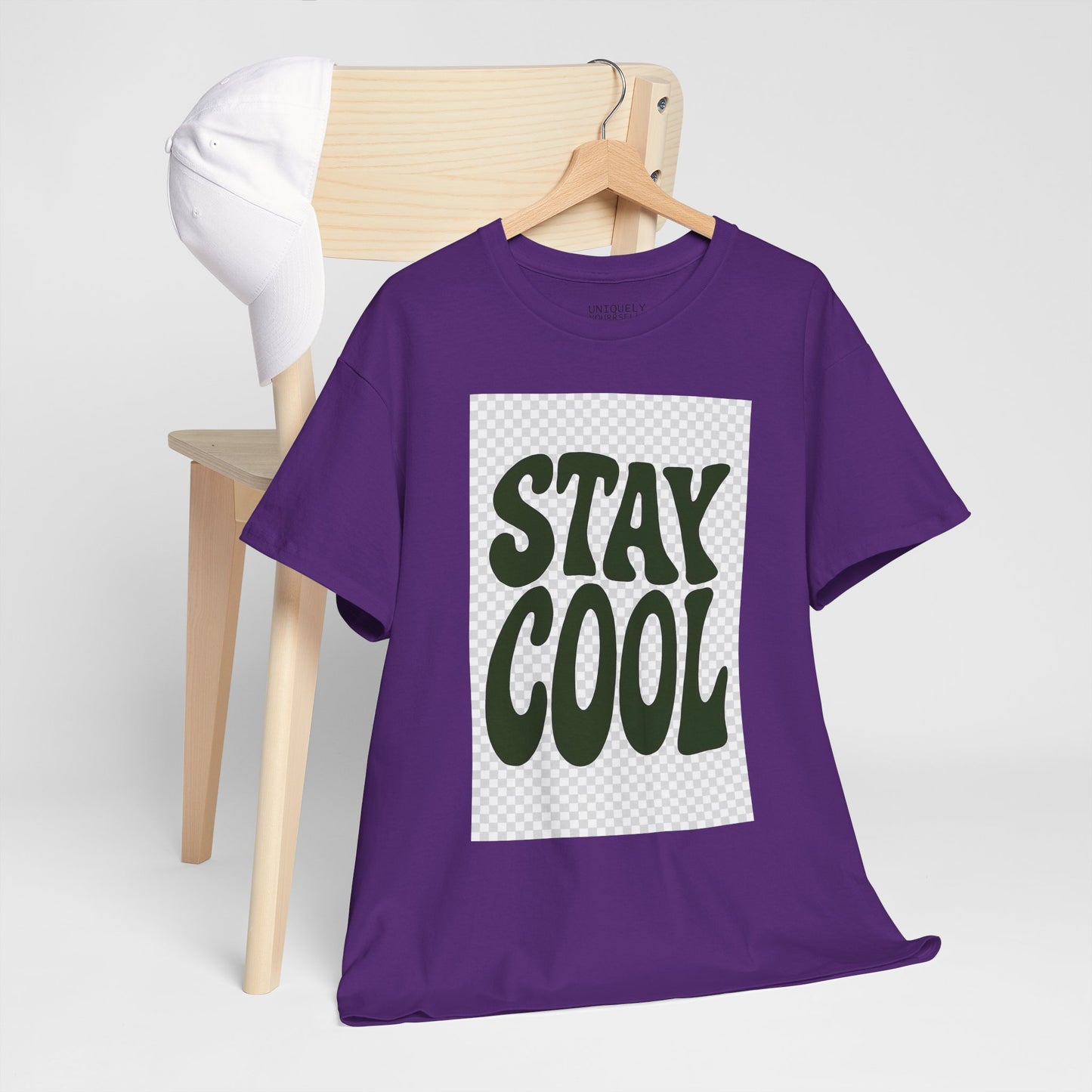 Stay Cool Unisex Tee — Heavy Cotton Graphic Shirt | UNIQUELY YOURRSELLF ®