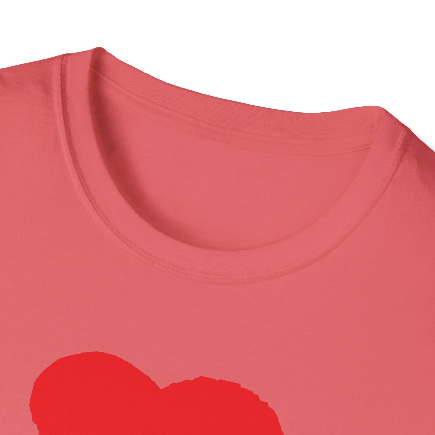 Heart Unisex Softstyle T-Shirt — 100% Ring-Spun Cotton