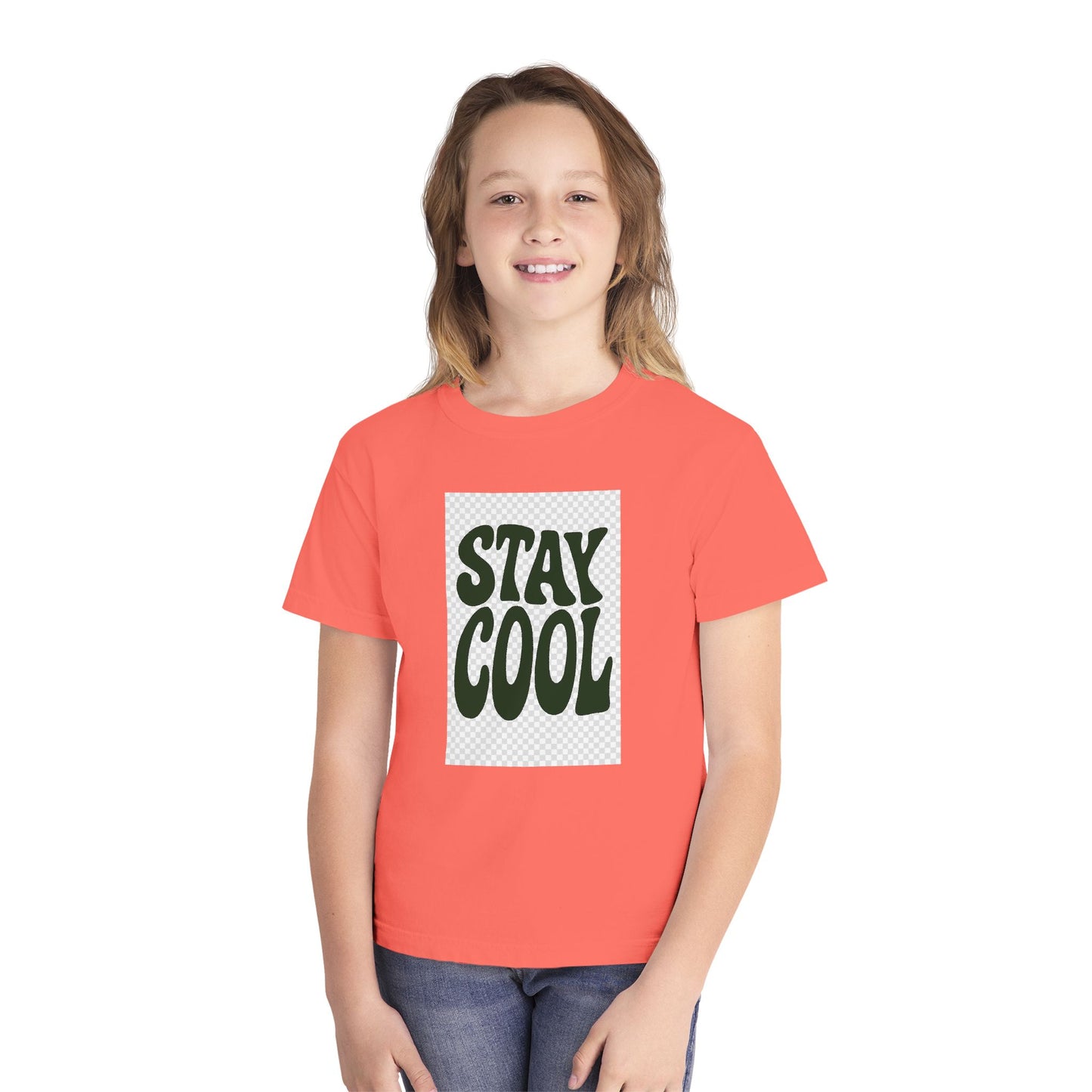 Stay Cool Youth Tee — Heavy Cotton Kids Graphic Shirt | HERARTSSSS