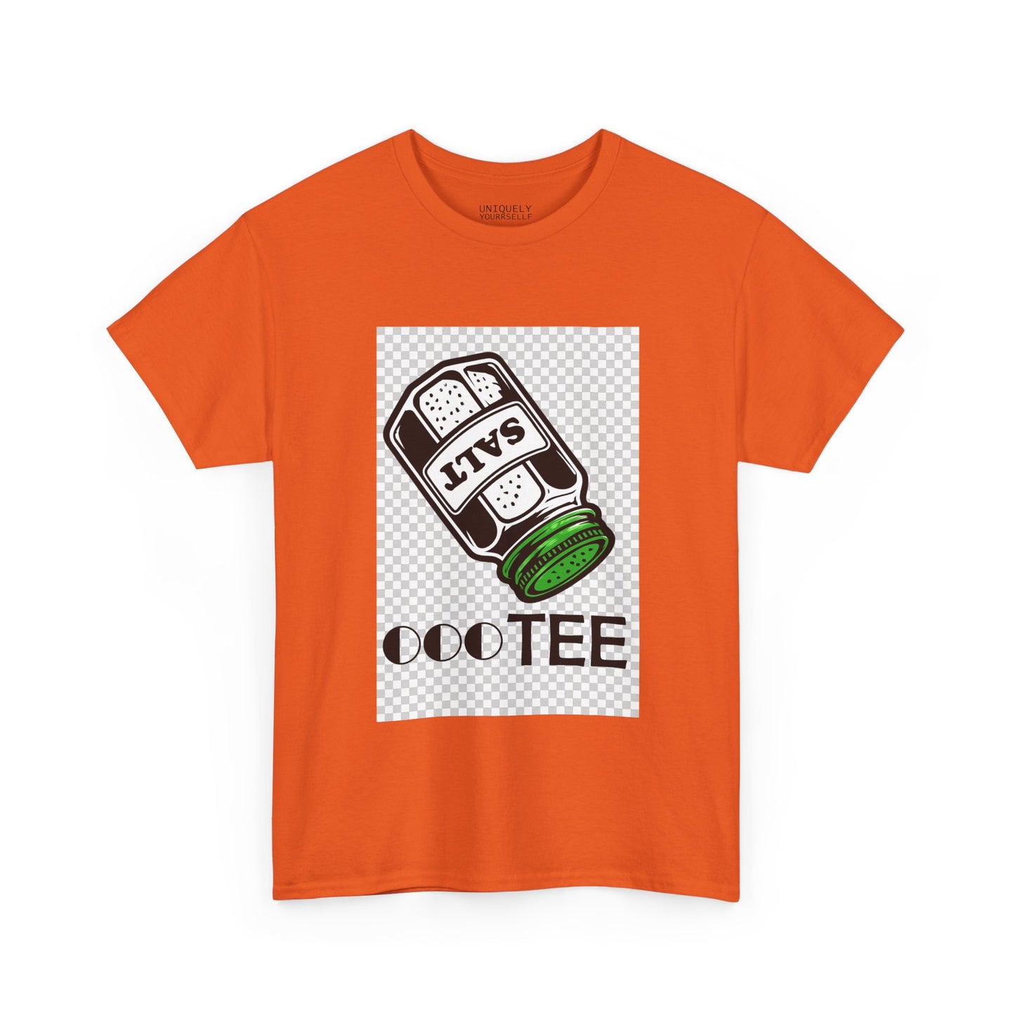 Salt TEE Shirt — Unisex Heavy Cotton Tee, Smooth Print Surface | UNIQUELY YOURRSELLF