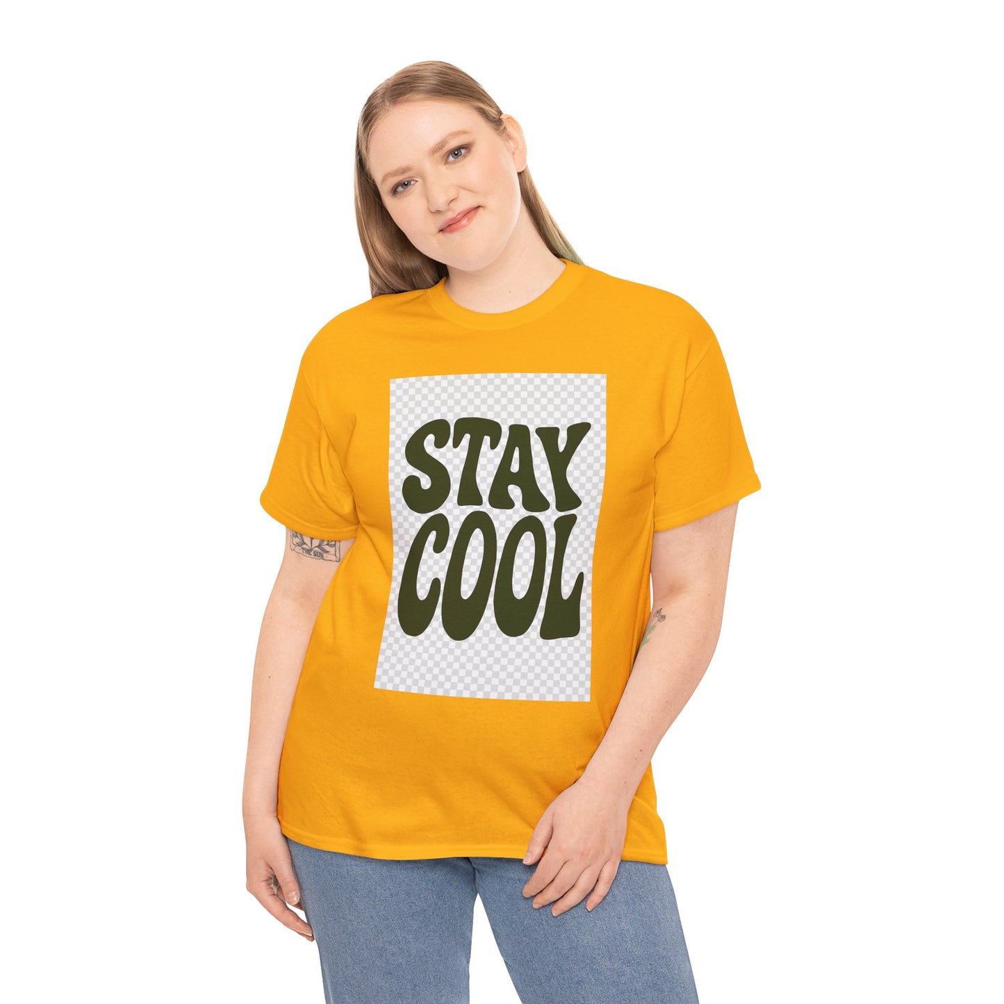Stay Cool Unisex Tee — Heavy Cotton Graphic Shirt | HERARTSSSS