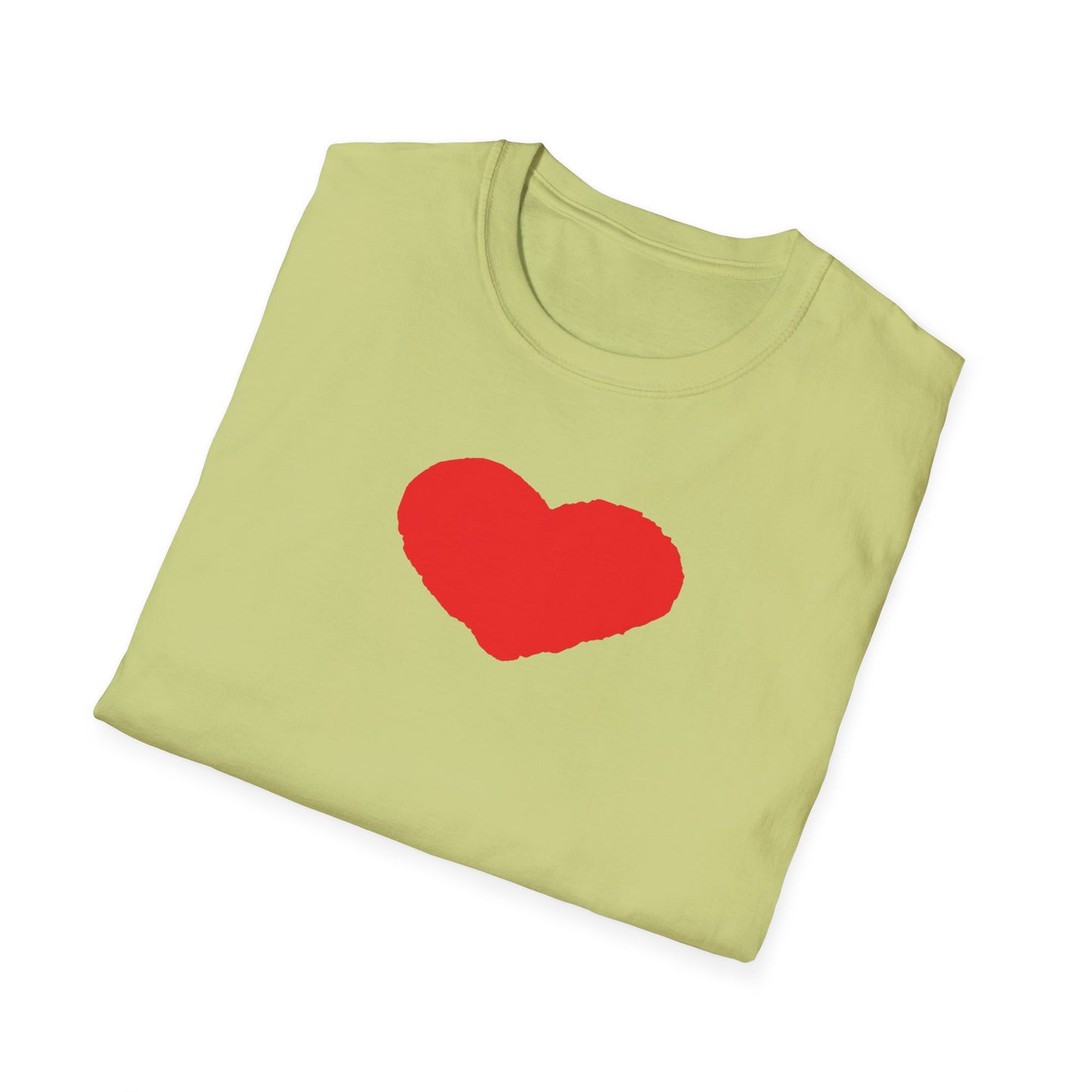 Heart Unisex Softstyle T-Shirt — 100% Ring-Spun Cotton