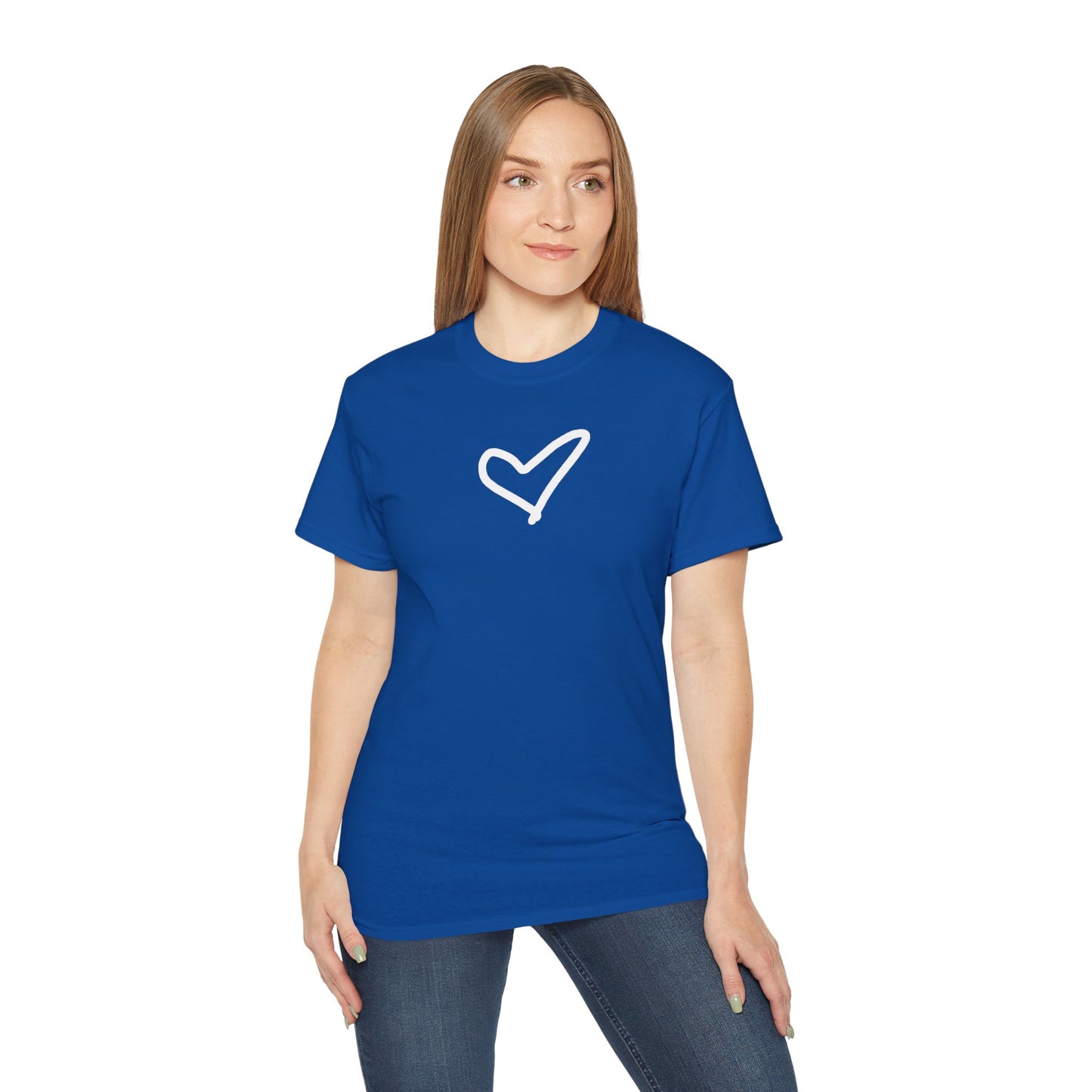 Heart Unisex Softstyle T-Shirt — 100% Ring-Spun Cotton