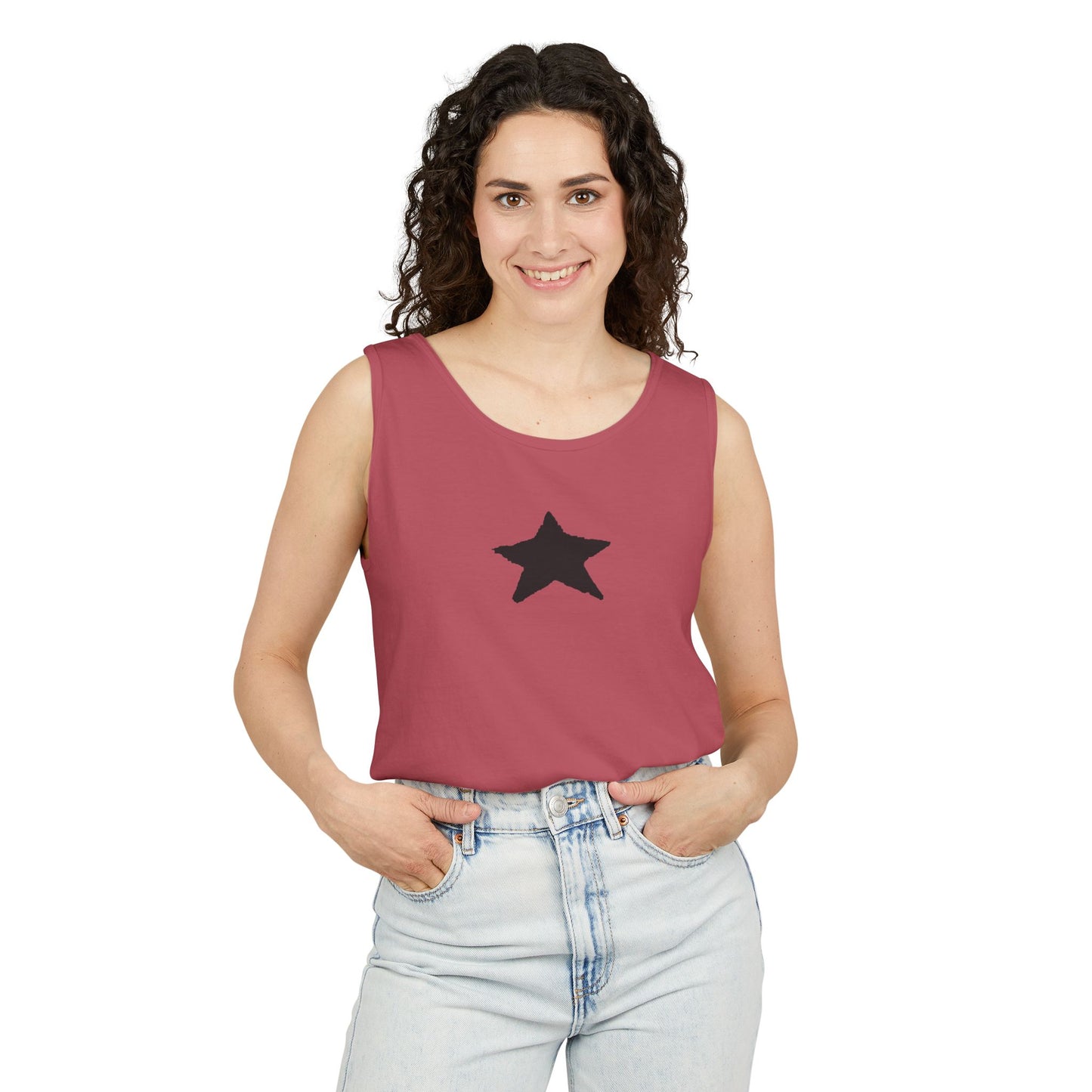 Star Unisex Garment-Dyed Tank Top