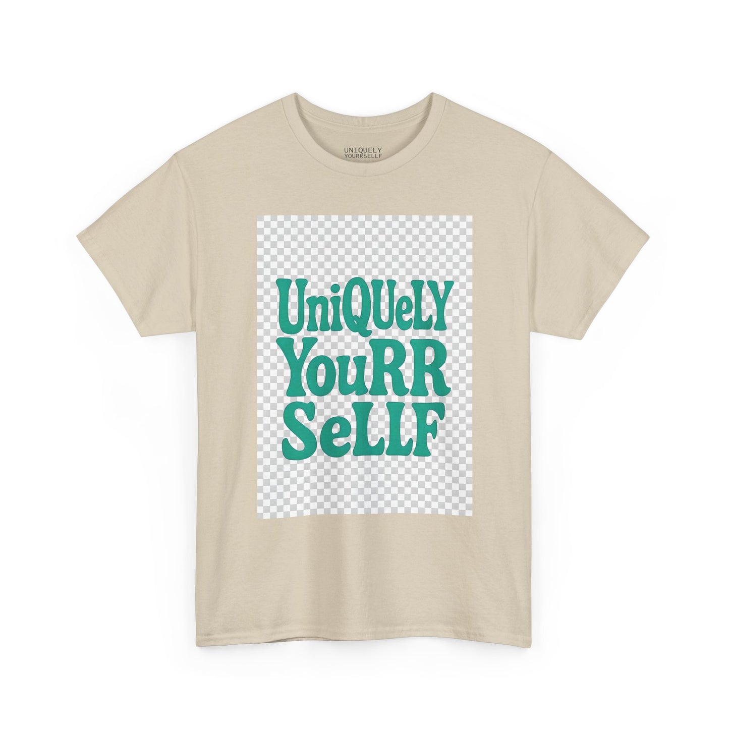 Uniquely Yourrsellf Unisex Heavy Cotton Tee – Empowerment Graphic Shirt, Everyday Comfort | UNIQUELY YOURRSELLF