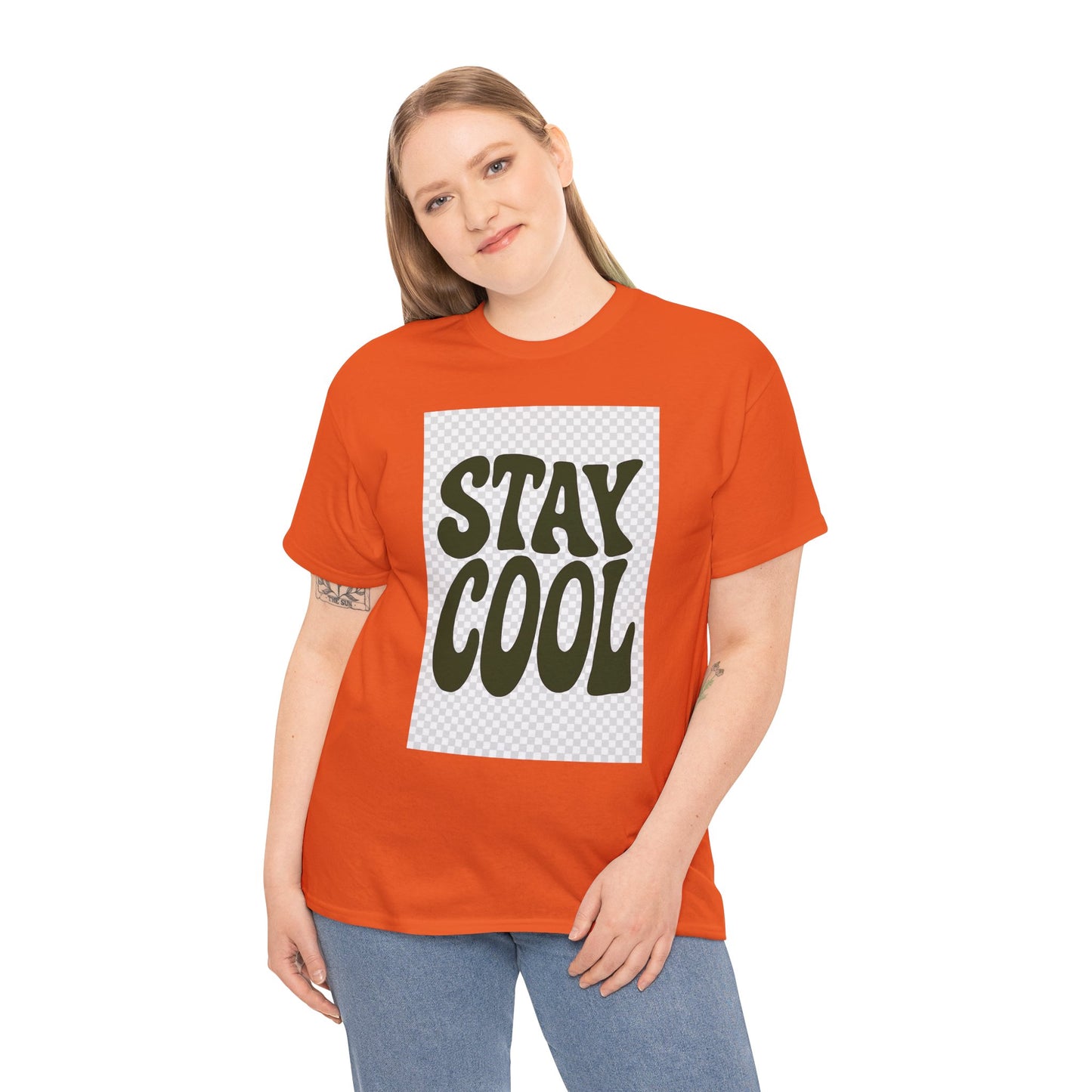 Stay Cool Unisex Tee — Heavy Cotton Graphic Shirt | HERARTSSSS